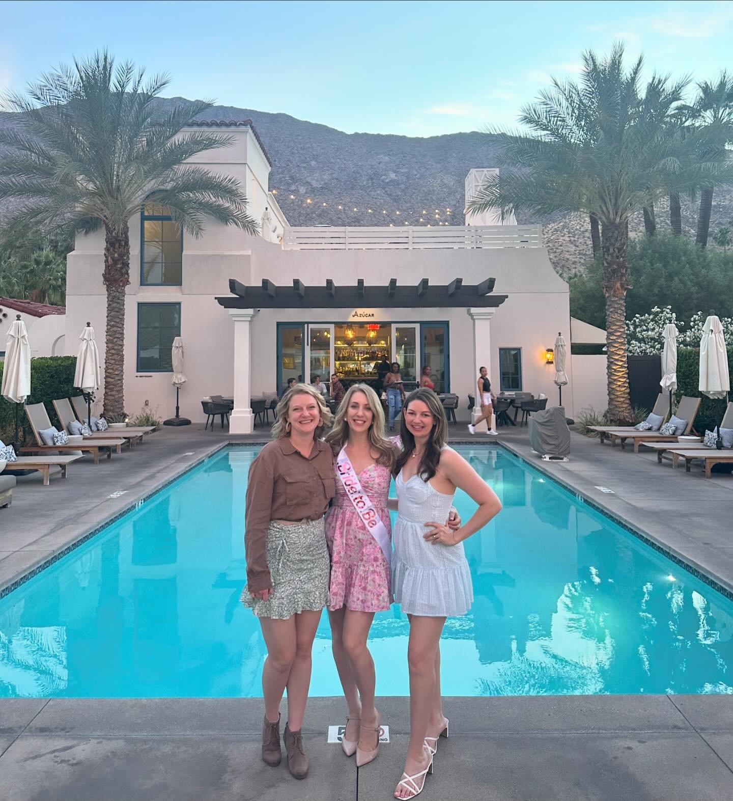 Come on Barbie, let&rsquo;s Bach Party 🎀💍🦩👛 I had the most incredible weekend in Palm Springs celebrating @itsjess38