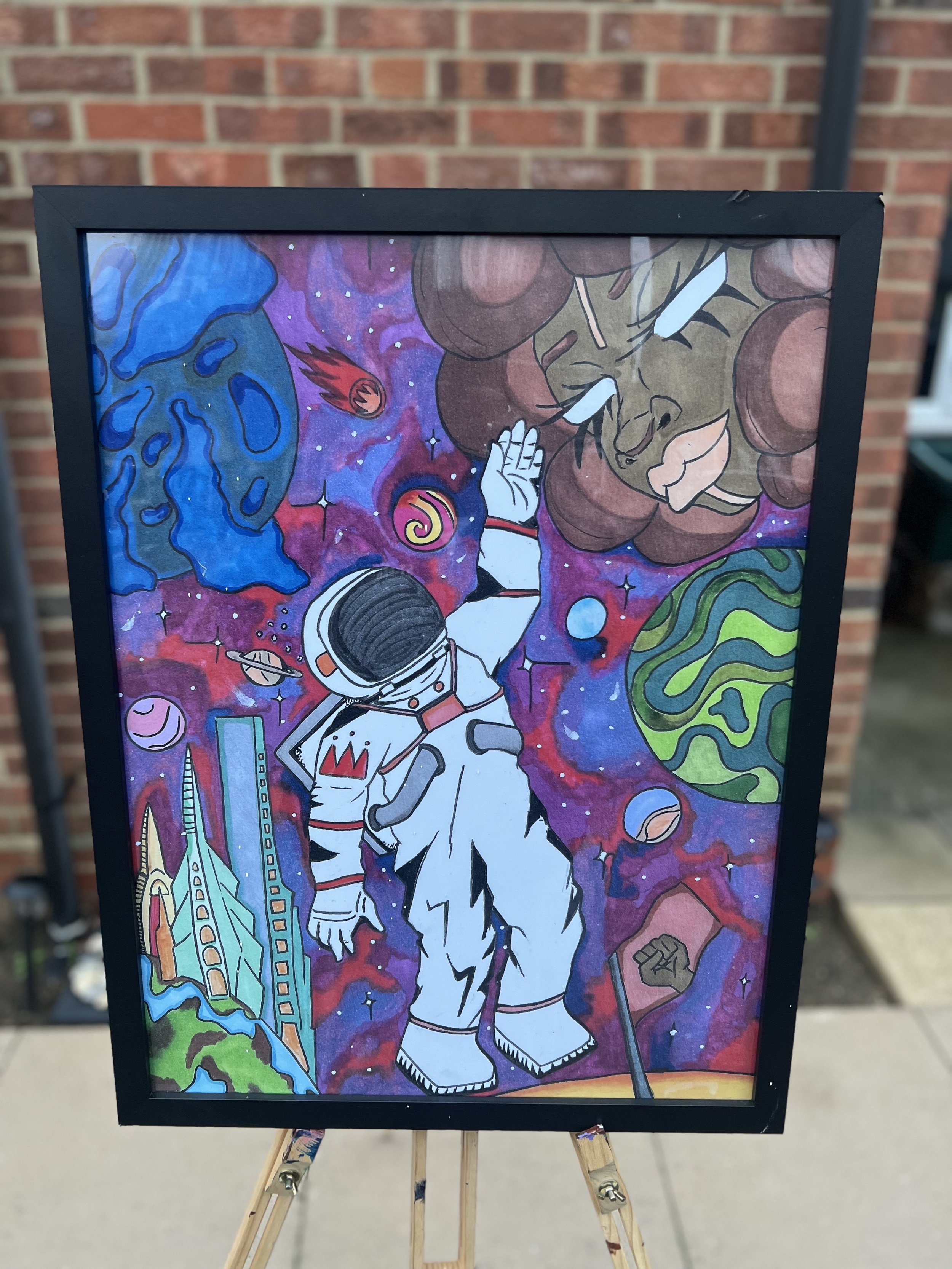 A2 Framed Astronaut