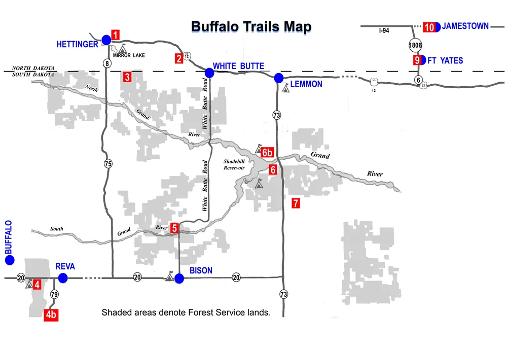 Buffalo Valley Ranch Map Self Guided Tour — BUFFALO GRANDE