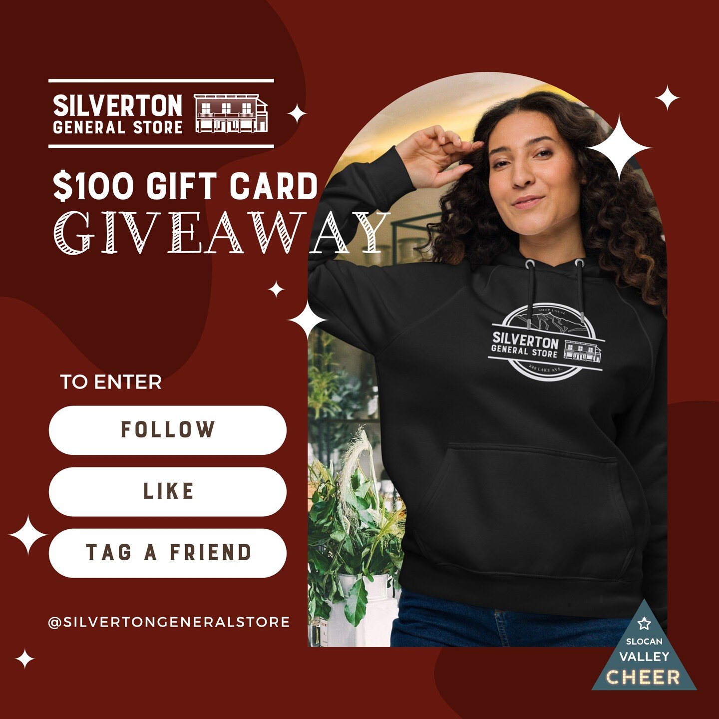 ✨Holiday Giveaway ✨To celebrate the re-opening of the newly-renovated Silverton General Store in Spring of 2024, we want to give back to you - our amazing community!

This is your chance to win a $100 gift certificate to our new online shop, which fe