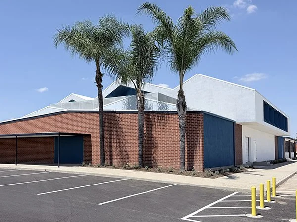 Private High School Theater folding roof elevation