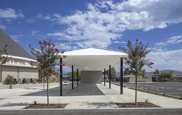 Sacred Heart Friendship Plaza Exterior