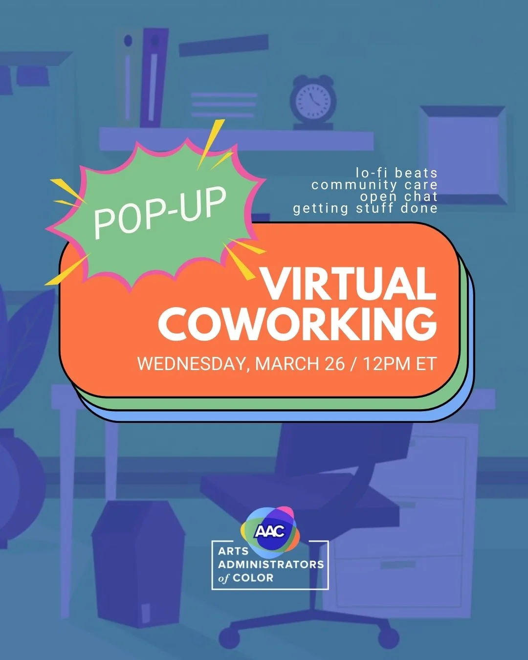 March Pop-Up Virtual Coworking Space
