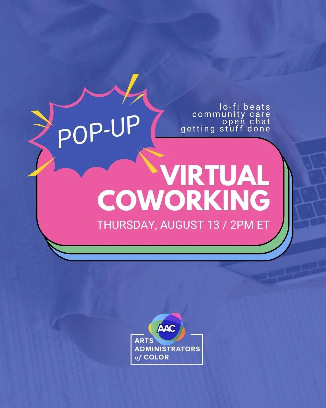 August Pop-Up Virtual Coworking Space