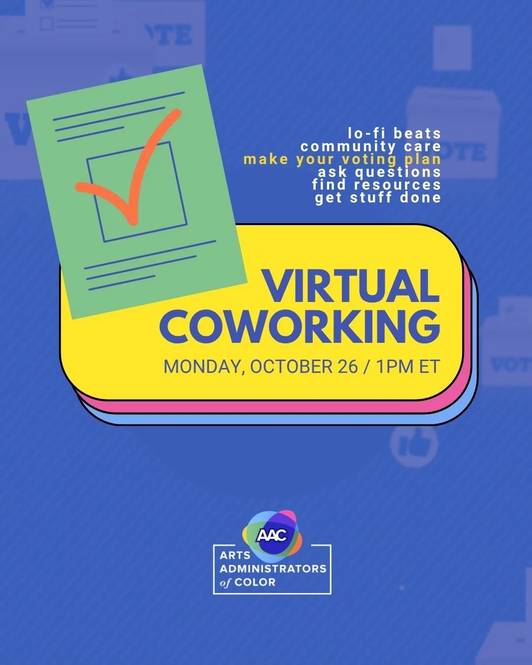 Virtual Coworking: Election Edition