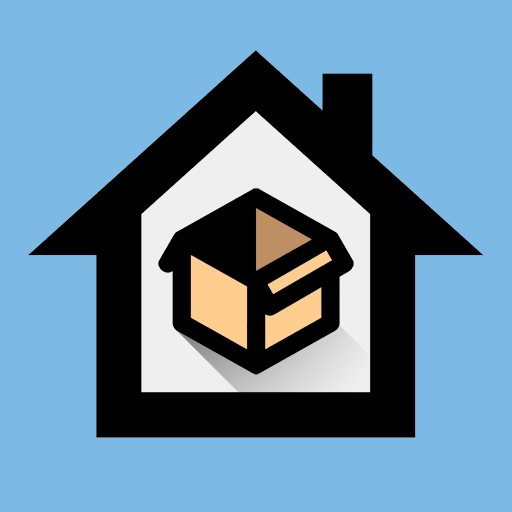 Icon of a house with a cardboard box inside