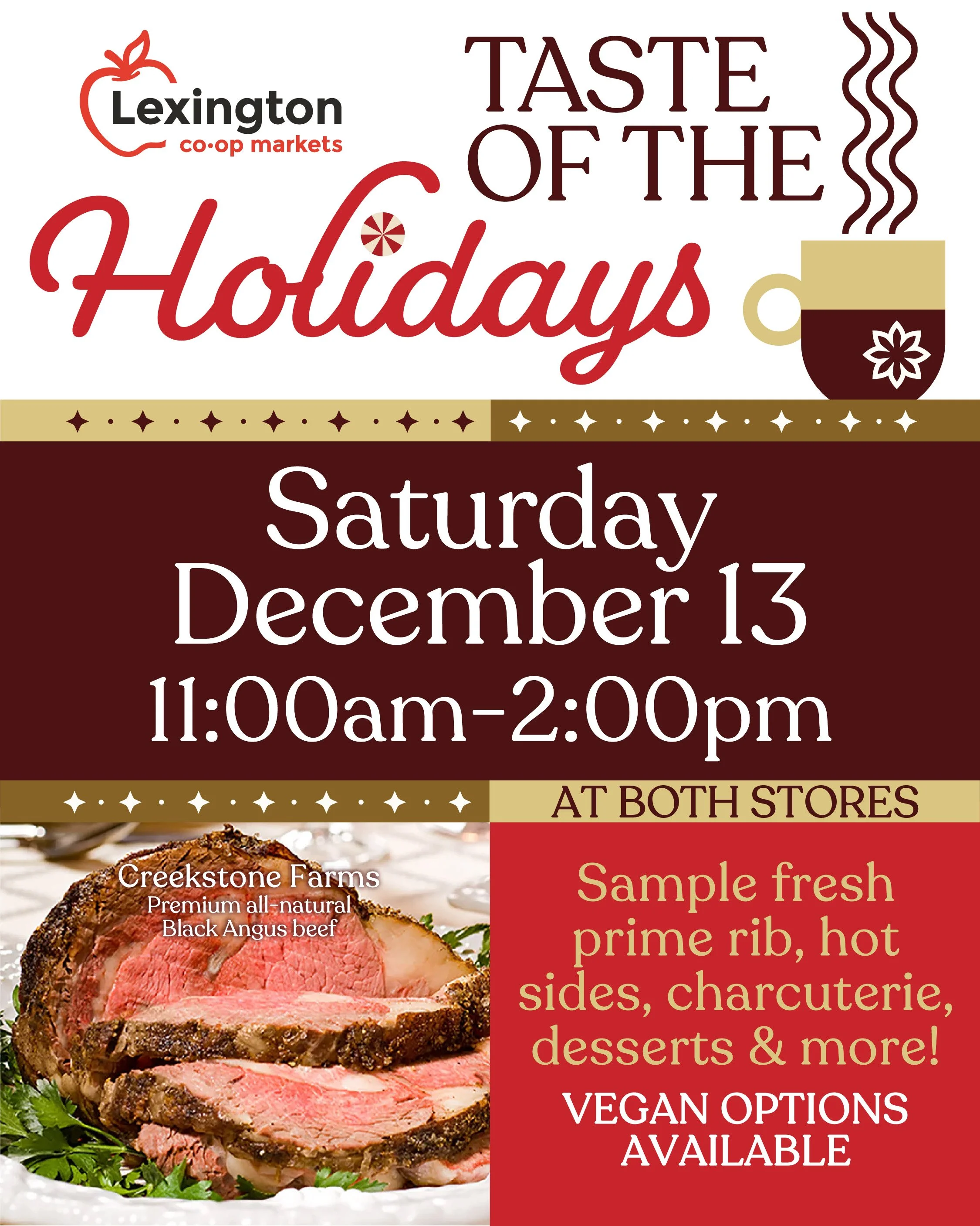 Taste of the Holidays AND Cocoa and Caroling! ☕🎶