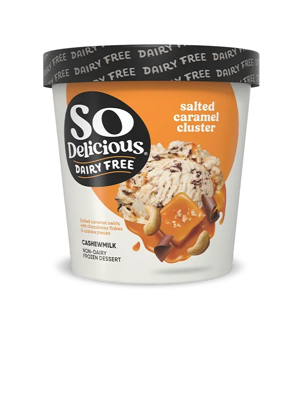 Recall: So Delicious Dairy Free Salted Caramel Cluster Non-Dairy Frozen Dessert pints 
