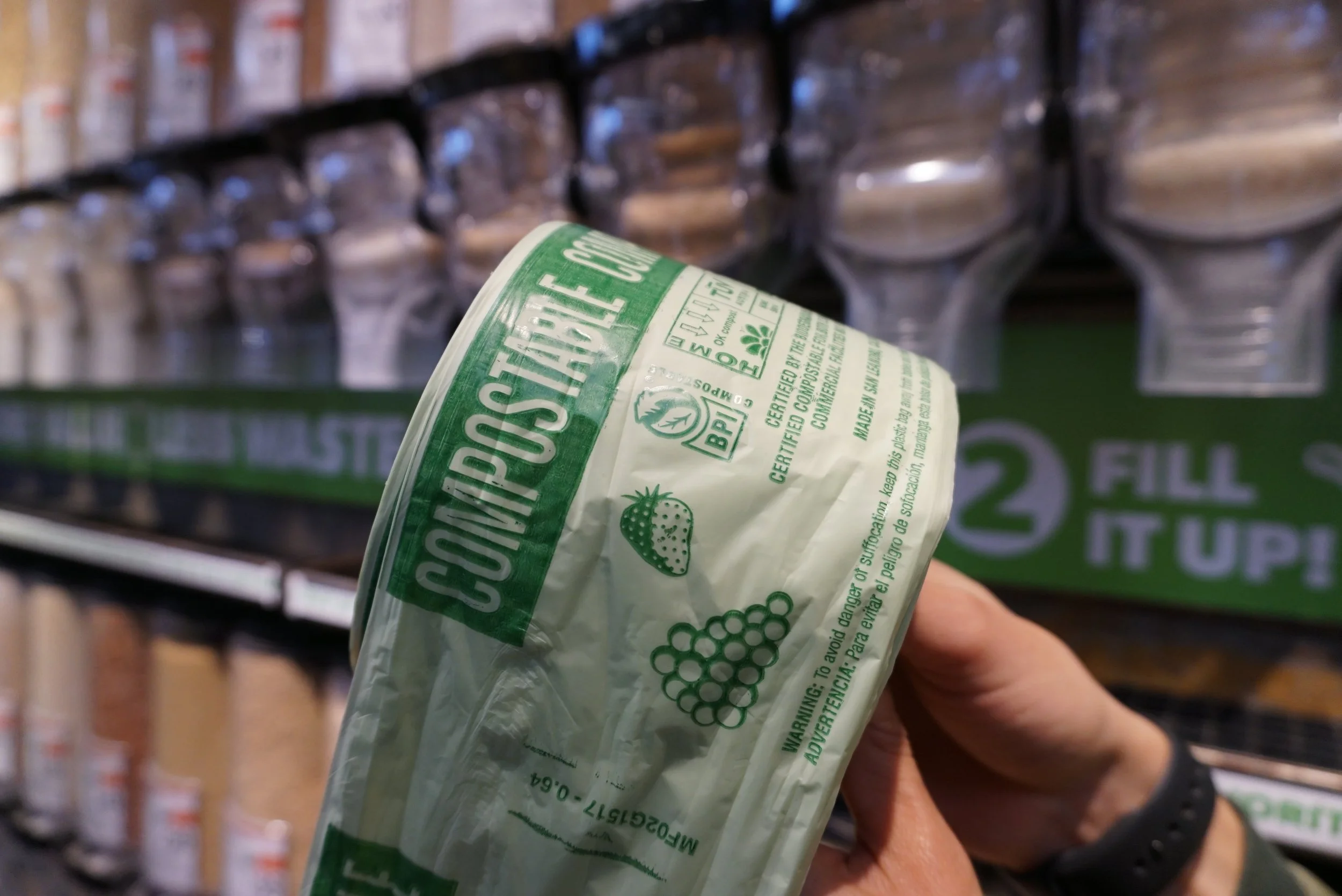 Compostable Produce Bags:         Use • Reuse • Then Compost&nbsp;