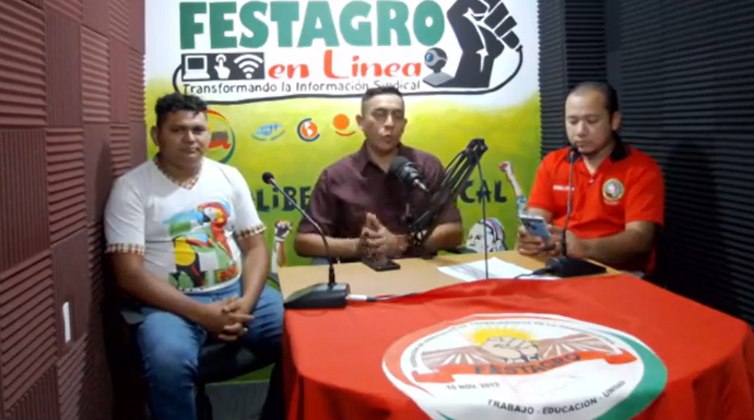 En el marco del 16 Aniversario de SITRAJASPER, nos acompañan Selvin Peña y Darlin Oviedo. - FESTAGRO