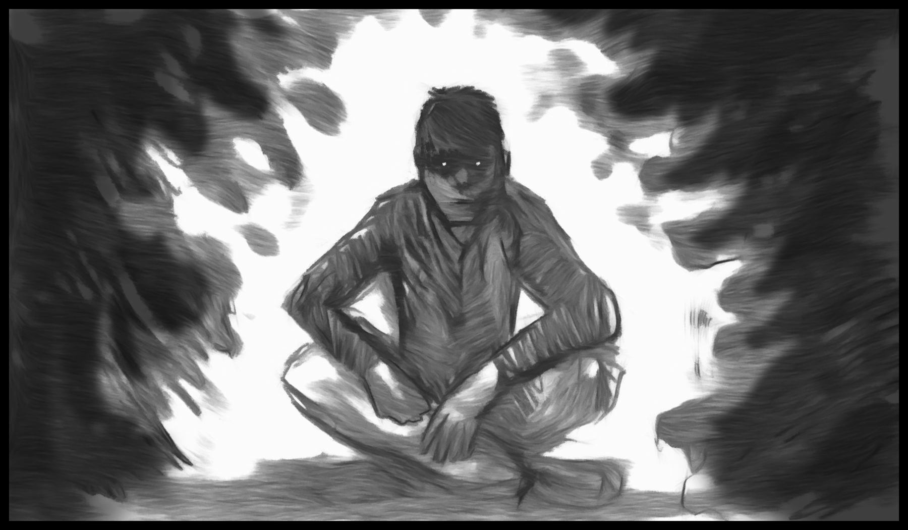 The Boy - 
Byrne hesitated, not knowing if he should tell Furfur about his dream. But the hesitation lasted less than a second. If I can't trust him with this, who can I trust?