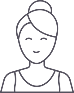 A smiling girl