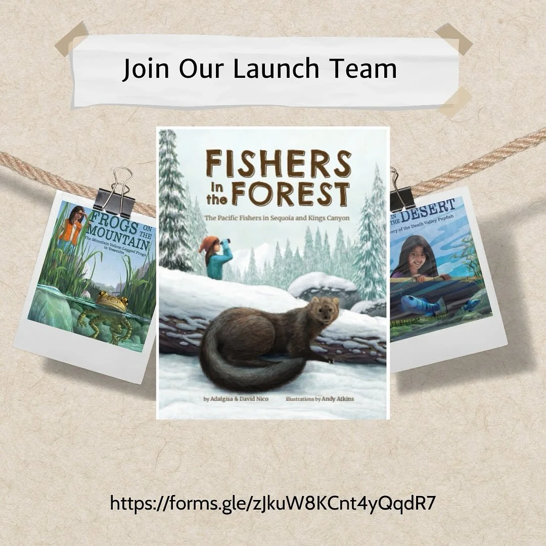 The forest is full of secrets, and you can help share them.

Join our launch team for Fishers in the Forest and be one of the first to discover the Pacific fisher in Sequoia and Kings Canyon. You will get a free ebook, and your honest review will hel