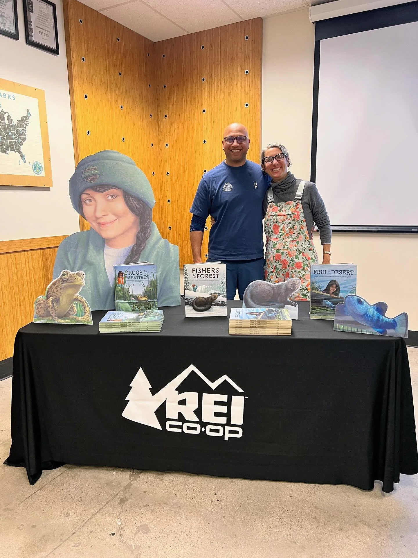 @REI friends welcomed  us with so much care and love! We spent time with people who love nature, learning, and helping kids explore the outdoors. Thank you to the fantastic REI  team for creating a space where stories, science, and community can come