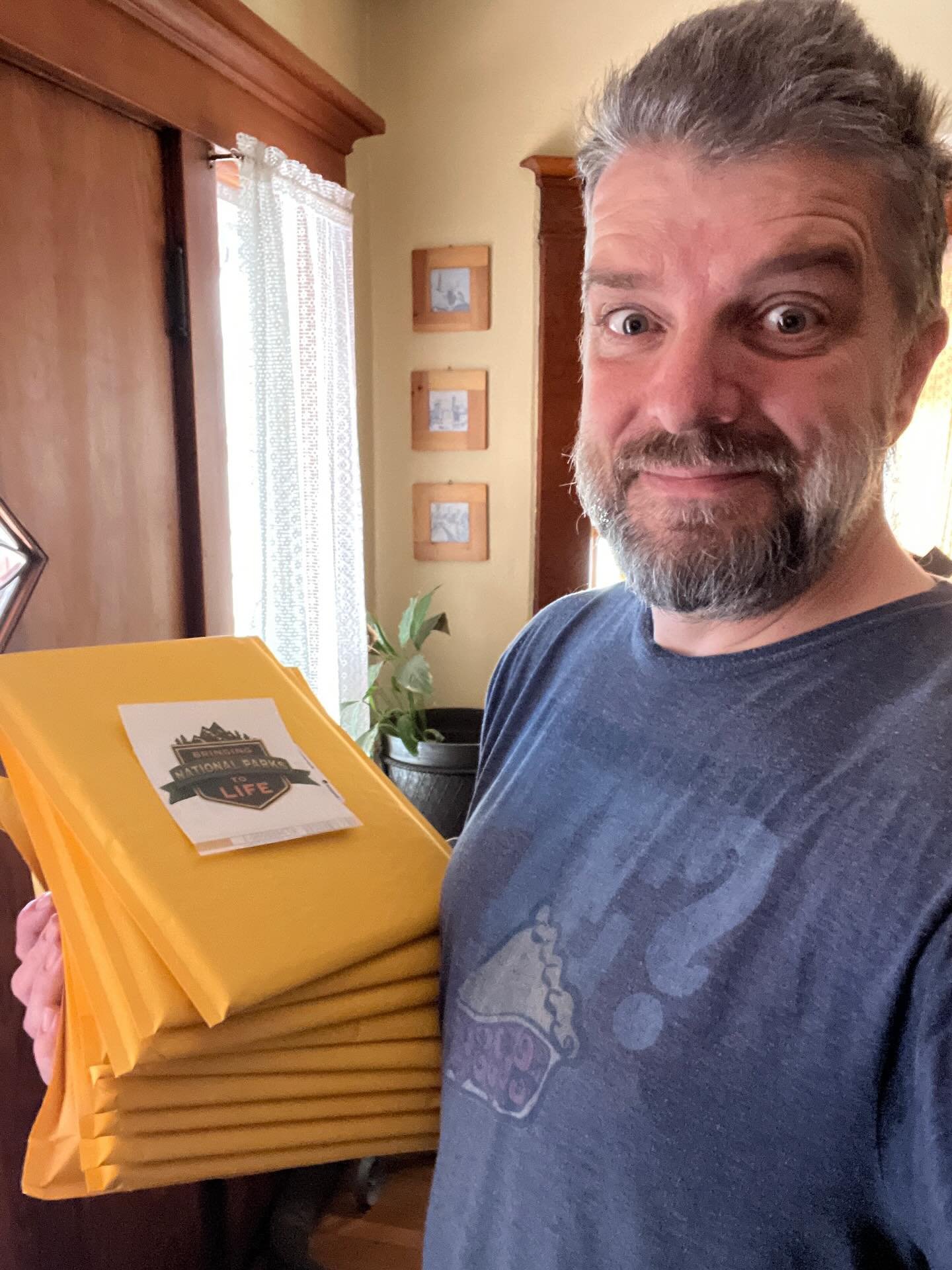Second batch of pre-orders in their way to families. Thank you so much for supporting our national park book series! The hardback book is available on our website at www.nicoauthors.com/shop

#fishersintheforest #nicoauthors #bringingnationalparkstol