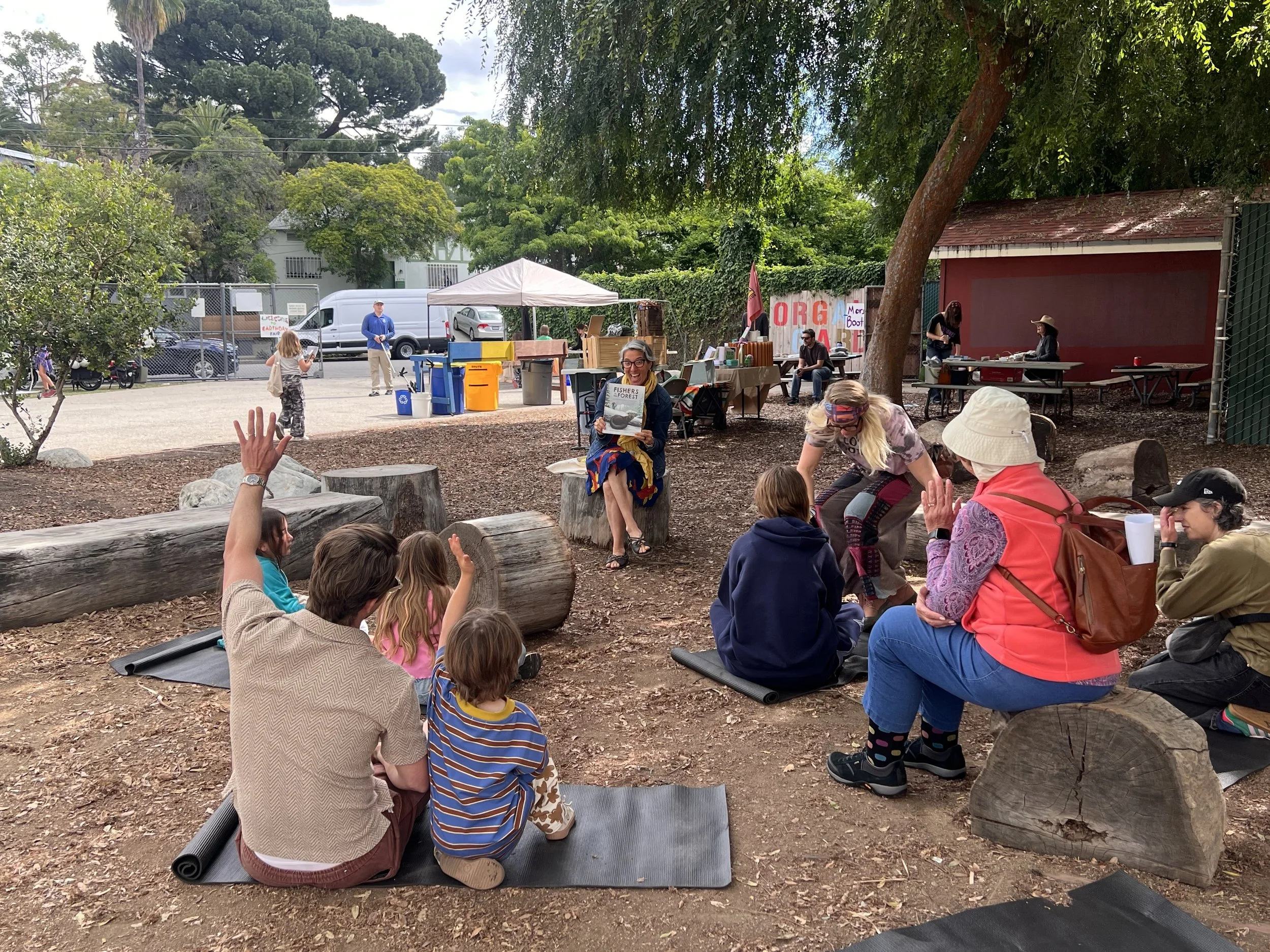 School Author Visits: Reading Children’s Books to Kids in Schools and Outdoors