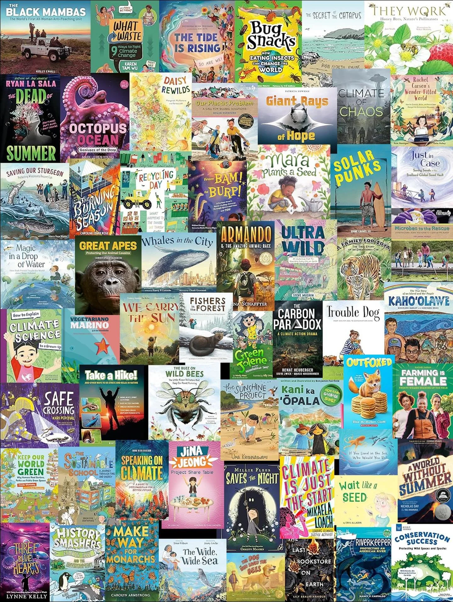 Thank you thank you thank you @thenatgen! We are thrilled that Fishers in the Forest is among these incredible stories that inspire conservation and care for our world! We&rsquo;ve already added many of these books to our own collection!

#natgen #st