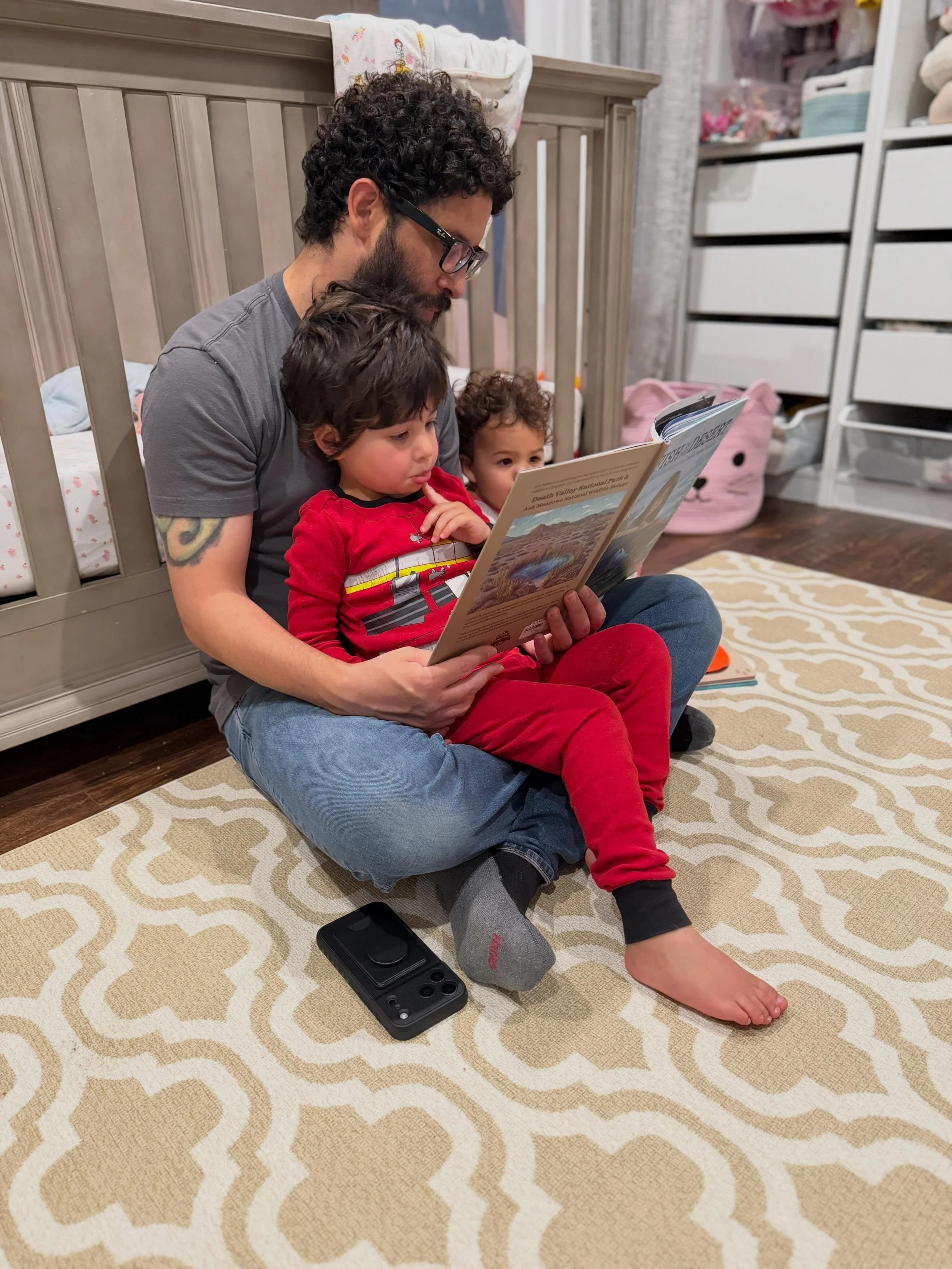 This picture says it all. It is so heartwarming to receive a photo like this and hear that this little fan asks for our book to be read to him and his little sister every single night. We honestly cannot stop smiling over this, and this keeps us goin