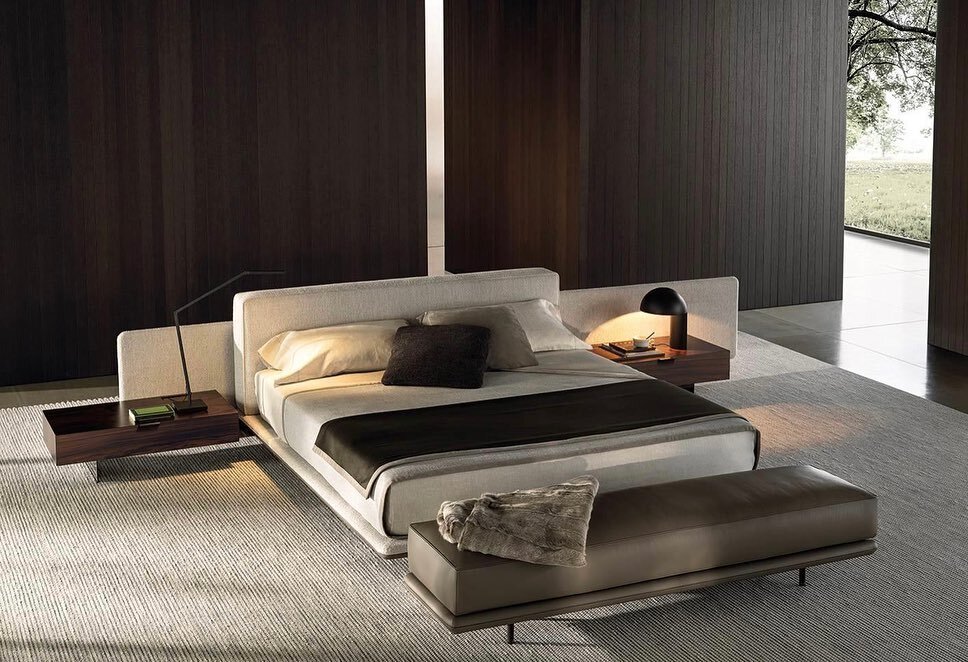 Take in the allure of modern minimalism with the 'Horizonte' bed by Minotti, now available at Casa Italia.

Its sleek silhouette and clean lines create a serene atmosphere, inviting you to rest and recharge in unparalleled comfort. 

#HorizonteBed #M