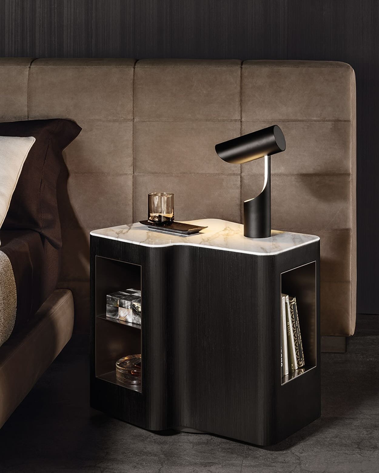 Minotti&rsquo;s &lsquo;Lou Nightstand&rsquo; that beckons relaxation as much as your bed does. With an inviting design and convenient functionality, the &lsquo;Lou&rsquo; is the perfect bedside companion. ✨

Explore this collection at casaitaliaonlin