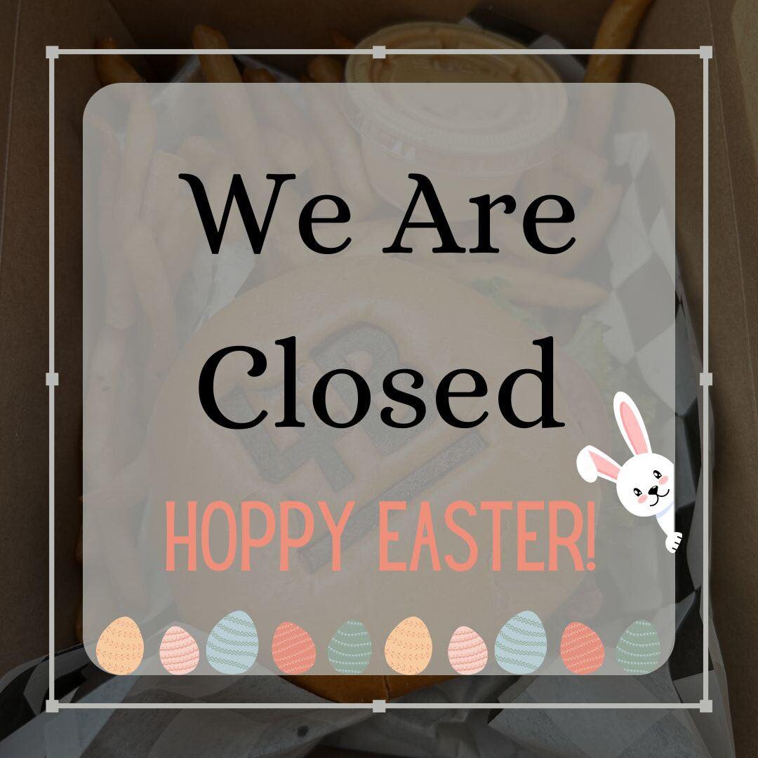 Happy Easter! 

We will be closed today due to the Holiday - see you tomorrow 🐰✨

Bunk House 
11:00 am - 8:00 pm