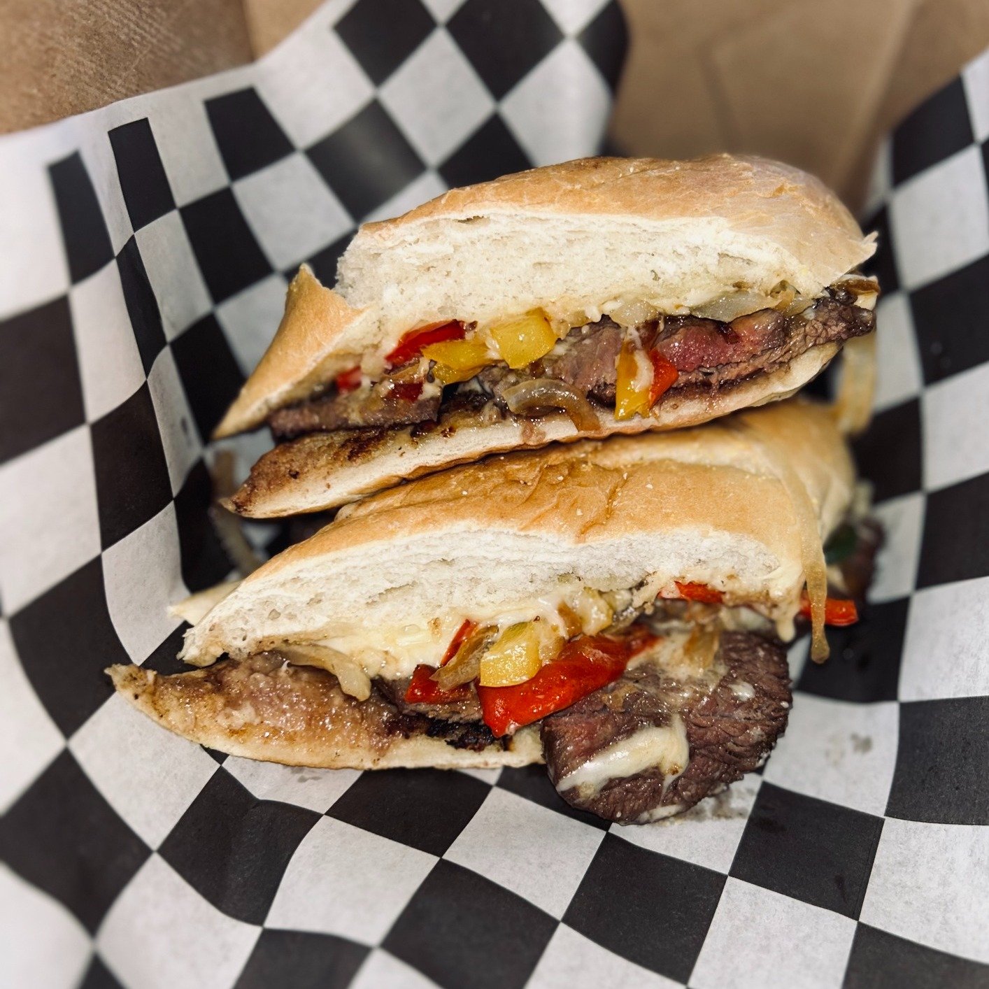 Come by today between 11 - 8 pm to try this mouthwatering 🤤 sandwich! 

The El Dorado✨

Locally raised, non-GMO, Black Angus beef from Bradley &amp; Son. 🥩

Top Sirloin Steak seared to perfection, then roasted in a cast iron skillet. Infused with f