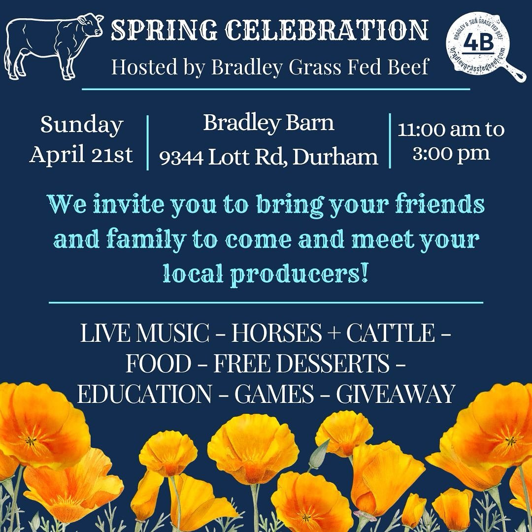 THIS SUNDAY 🤠

Bradley Barn 
11:00 am - 3:00 pm