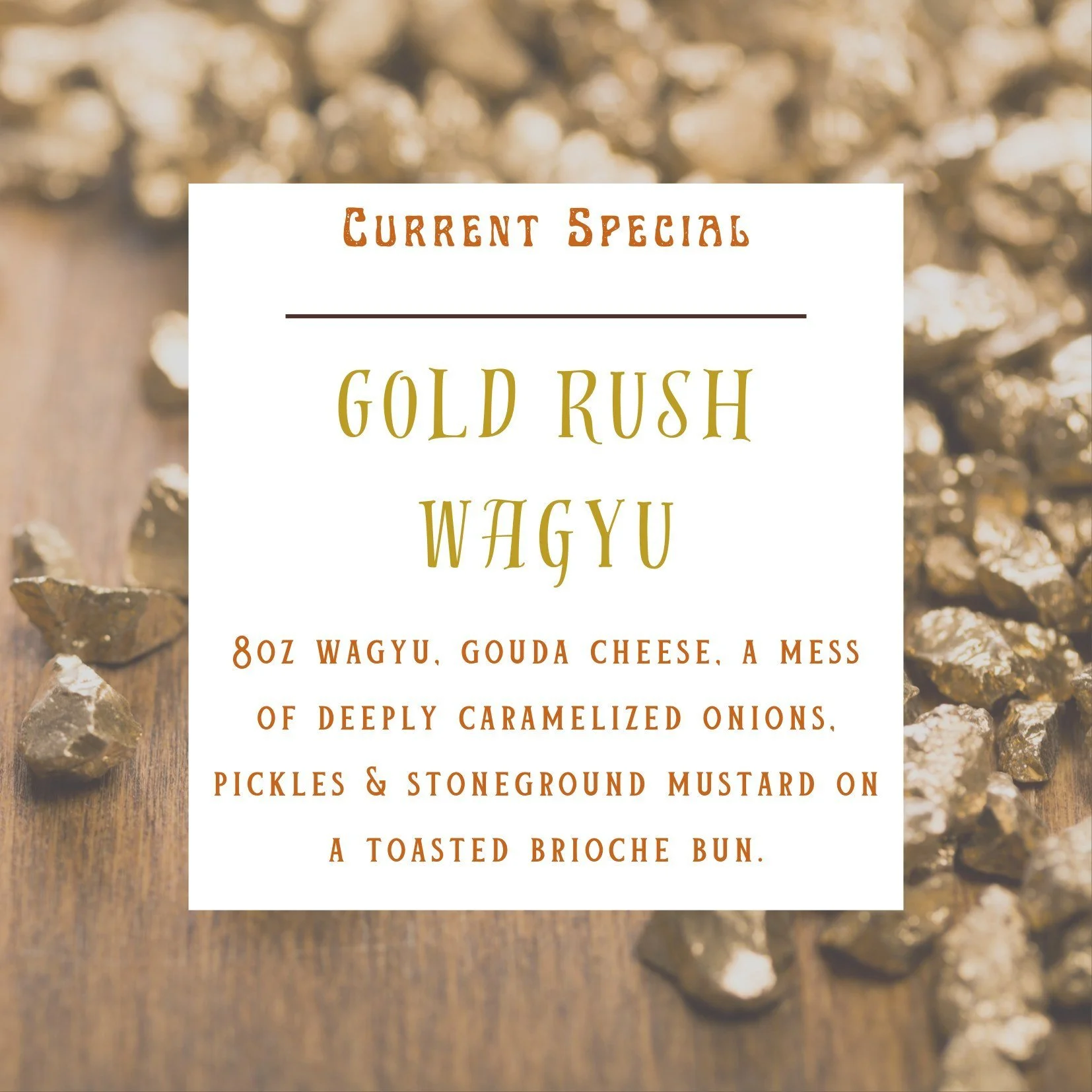 Come on Down for a bite of the riches &amp; try the Gold Rush Wagyu Burger! 
Starting Tuesday 9/23 at the Bunkhouse!! 🤠🍔🥩
.
.
.
#septemberspecial #wagyuspecial #grassfedgrassfinished #realbeef #bestchicoburgers #burgerday #ranchhand4b #realbeeffro