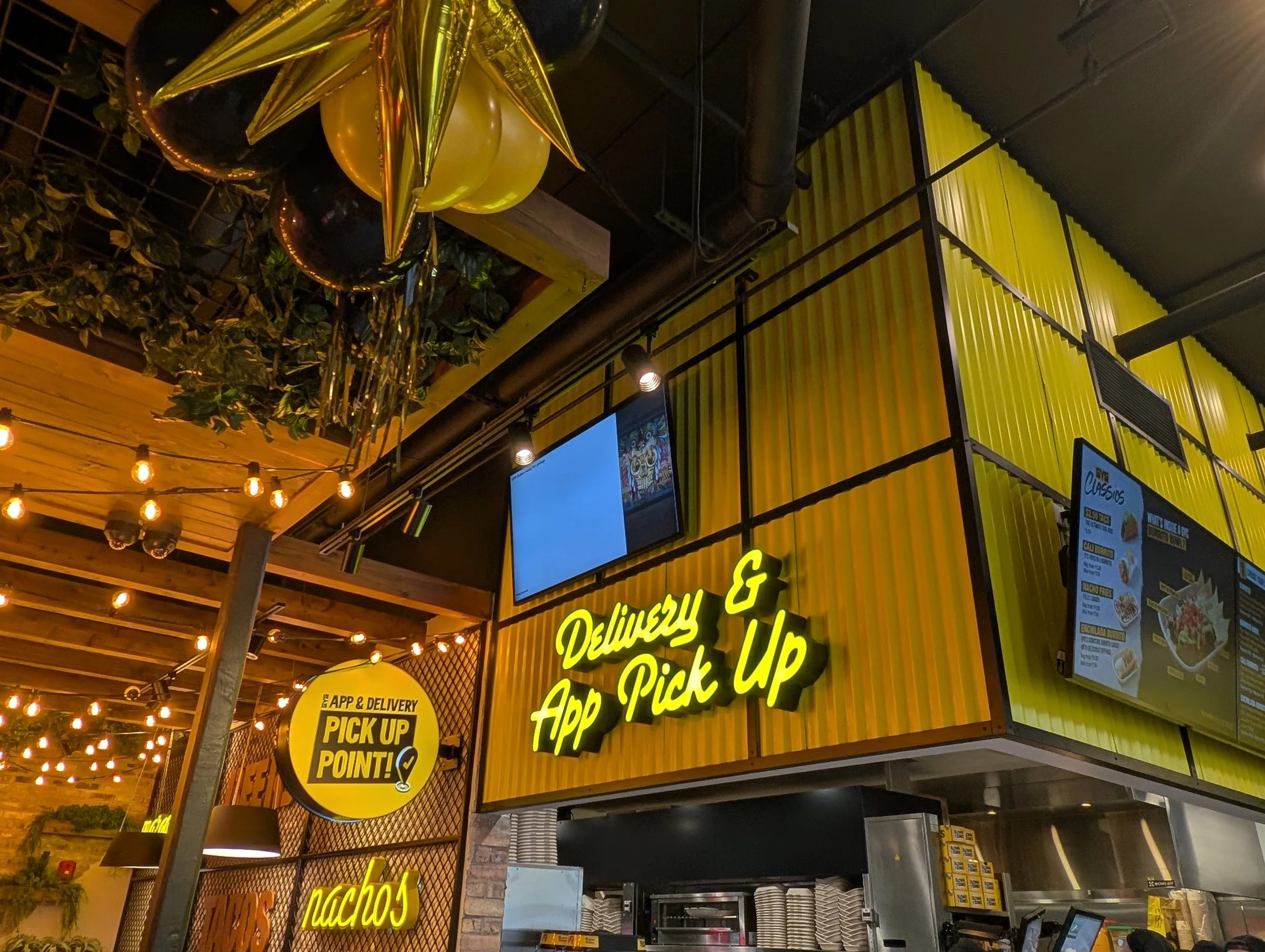 Menu display paneling fabricated by Vero for GYG Bucktown