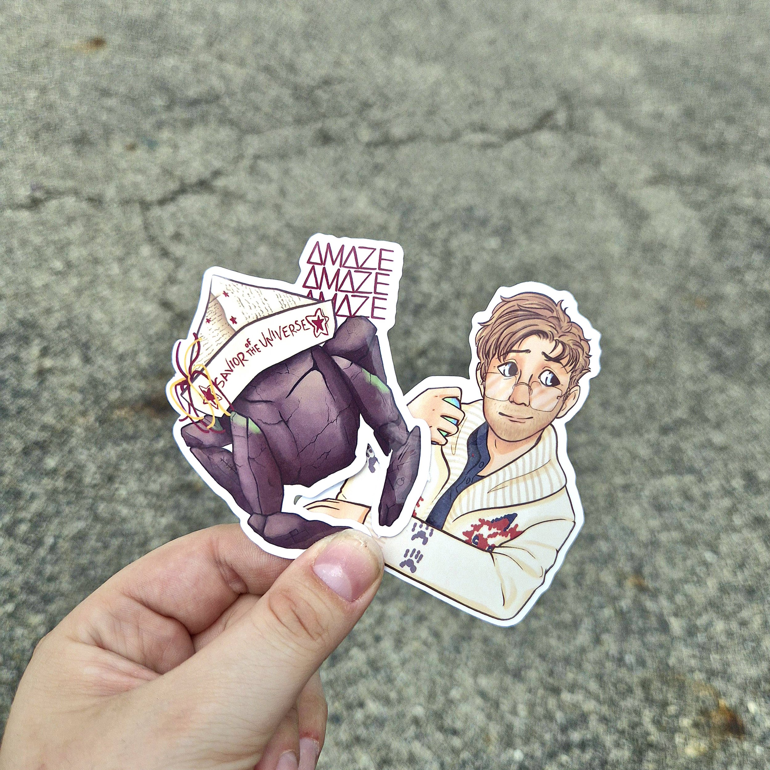 PHM Rocky and Grace Stickers