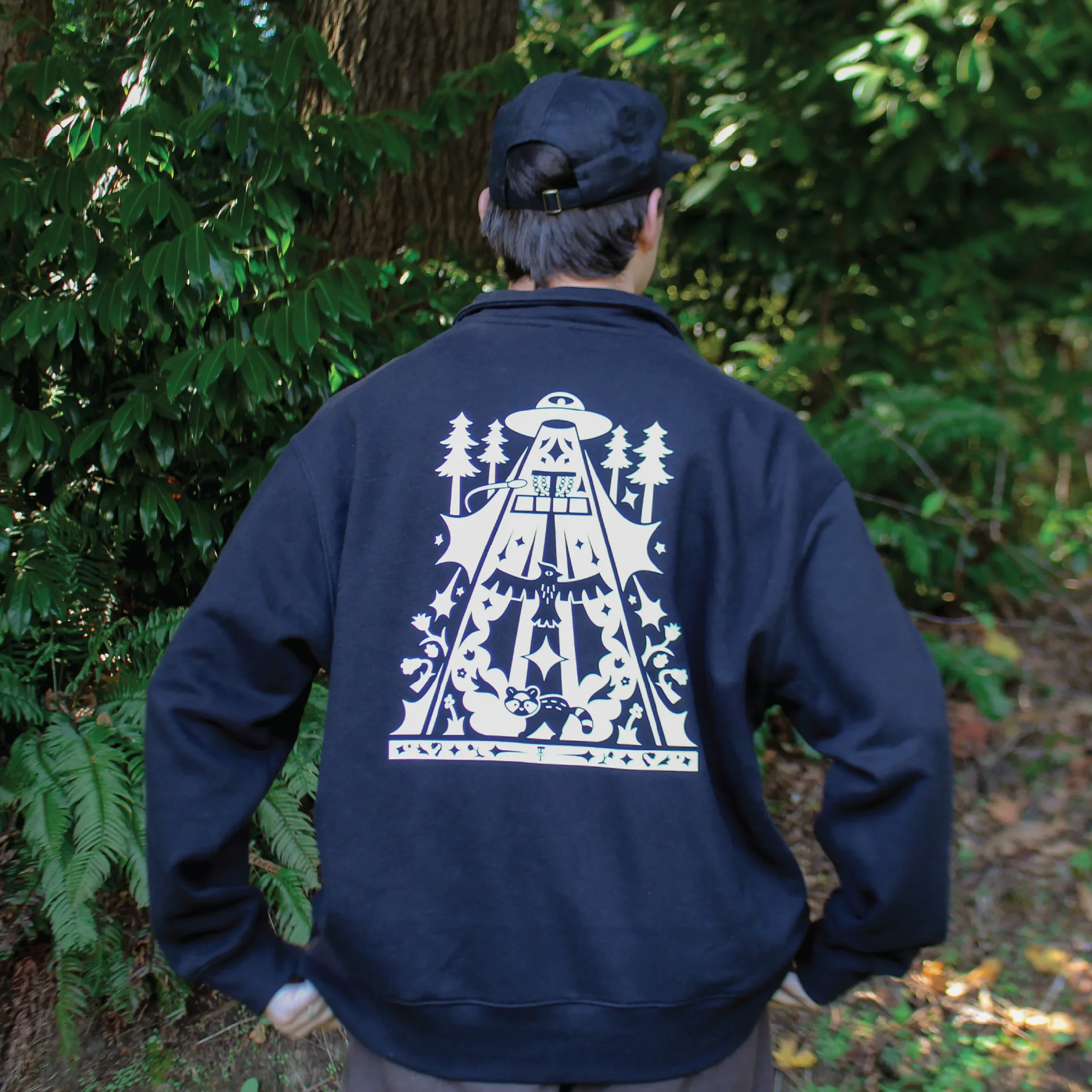 UFO - Disc Golf Quarter-Zip - Daily Grind Disc Golf