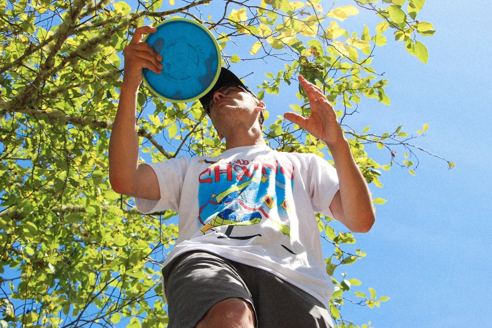 Man Throwing Disc