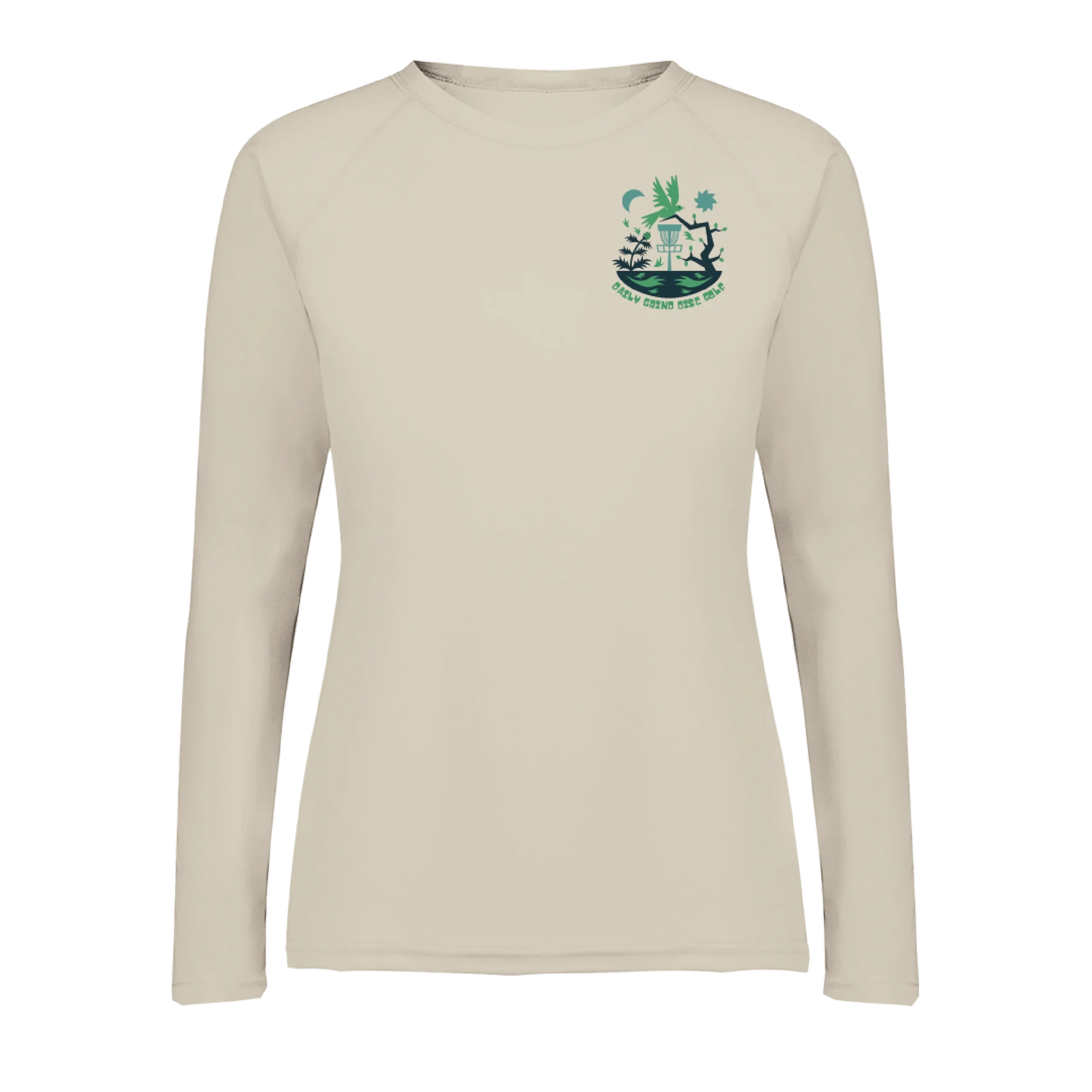 Life On the Course - Women's Fit UPF 50 Long Sleeve Shirt - Daily Grind Disc Golf