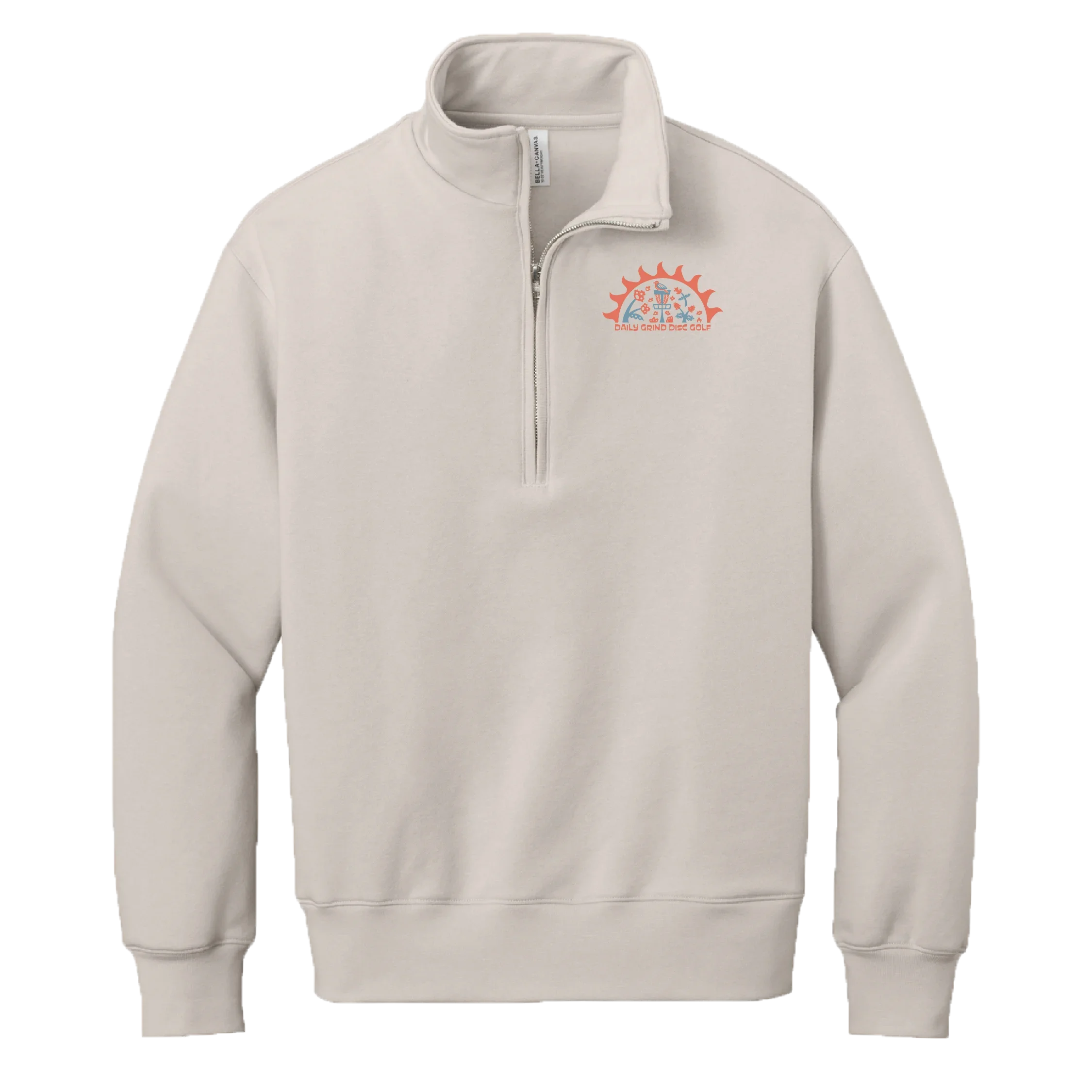 Sunburst - Disc Golf Quarter-Zip - Daily Grind Disc Golf