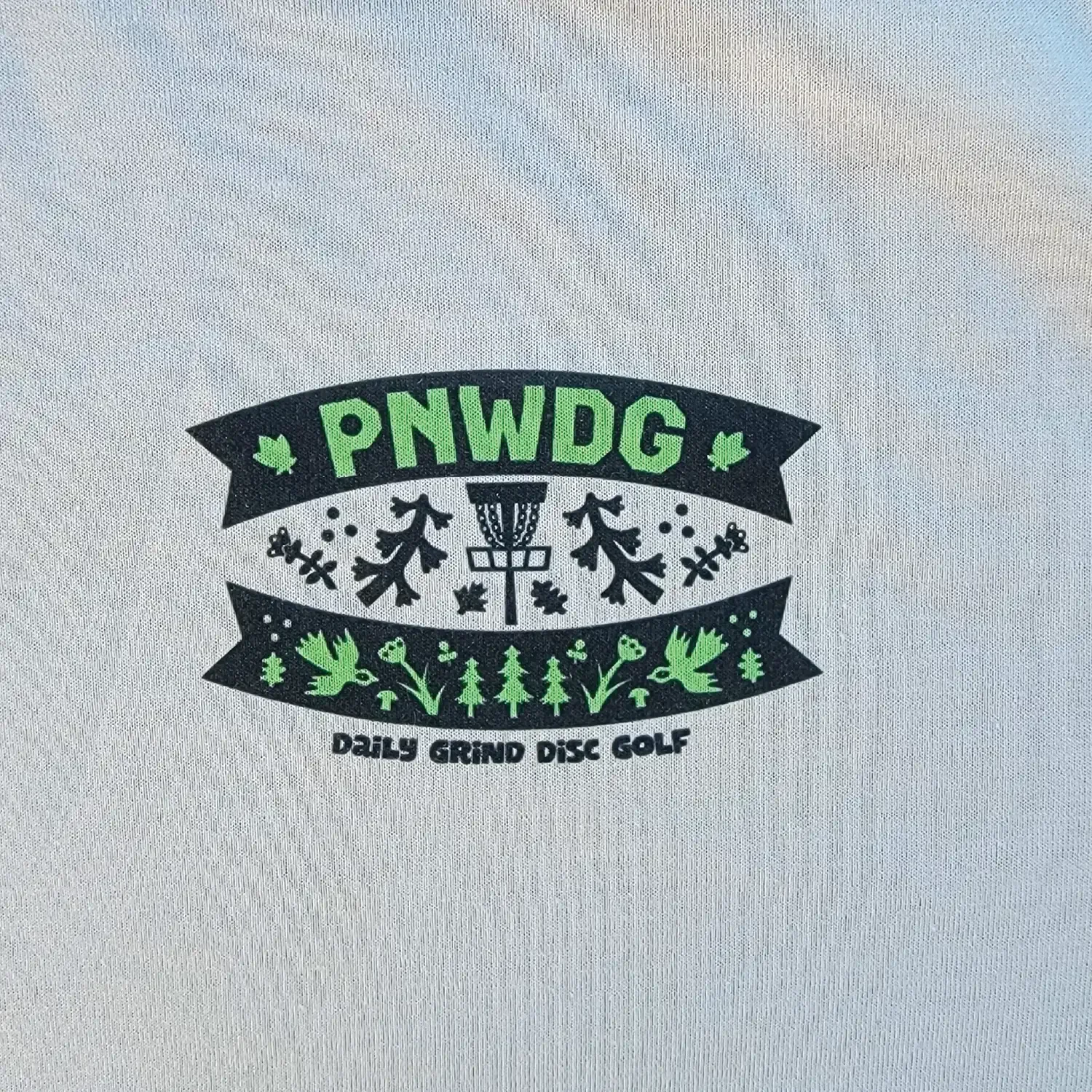 PNWDG Disc Golf Shirt - Sand - Daily Grind Disc Golf