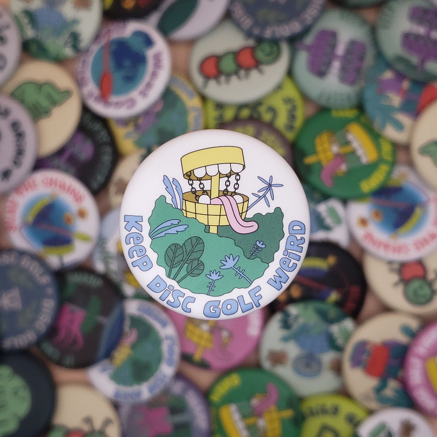 Keep-Disc-Golf-Weird-White-Button (small).jpg