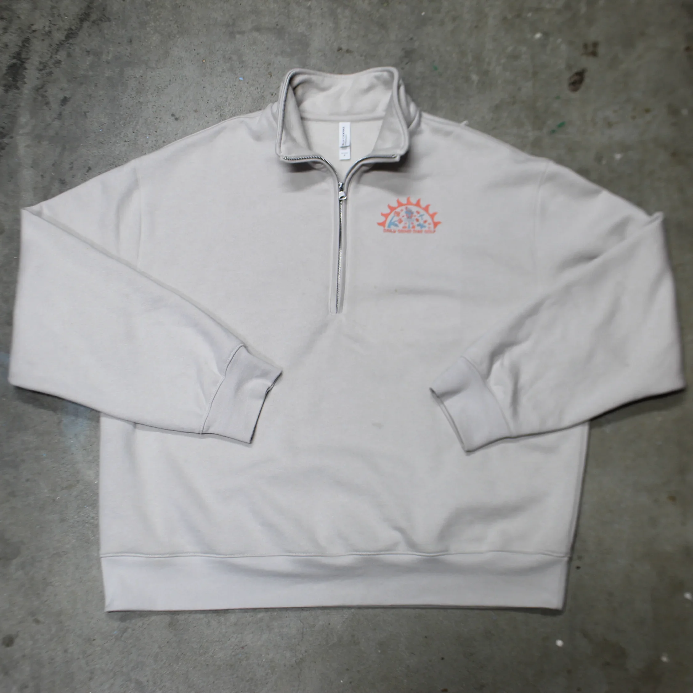 Sunburst - Disc Golf Quarter-Zip - Daily Grind Disc Golf