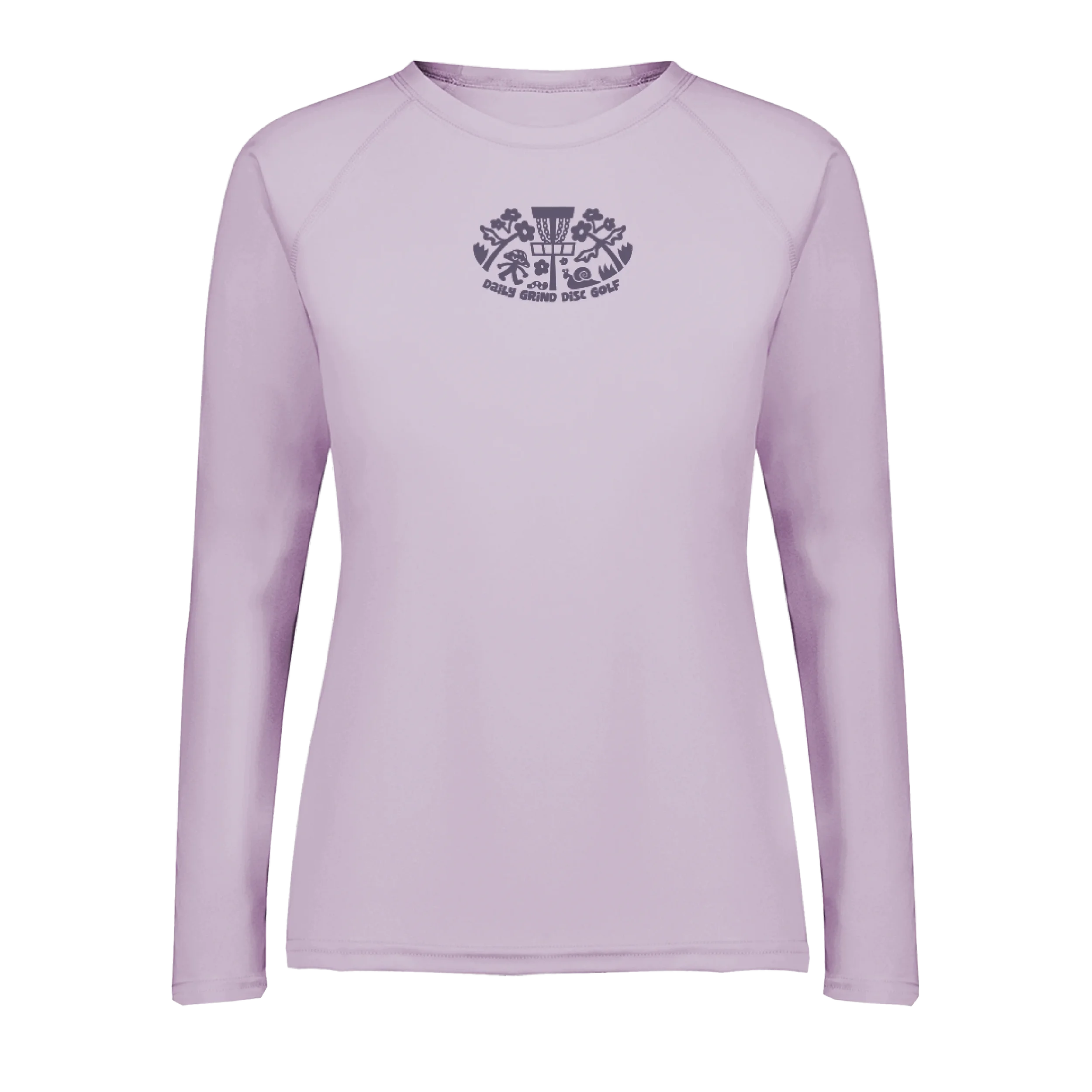 Mushroom - Women's Fit UPF 50 Long Sleeve Shirt - Daily Grind Disc Golf