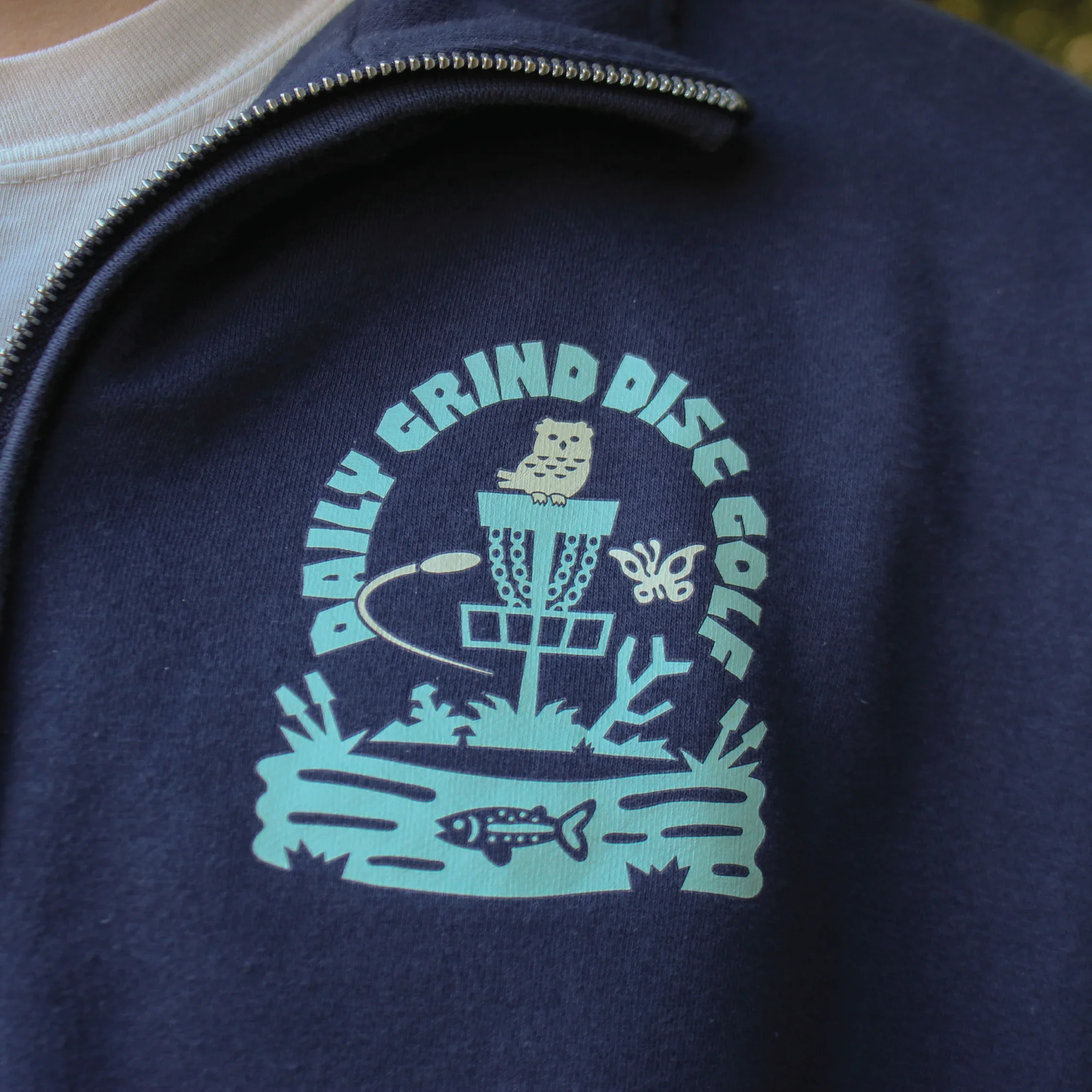 Send It - Disc Golf Quarter-Zip - Daily Grind Disc Golf