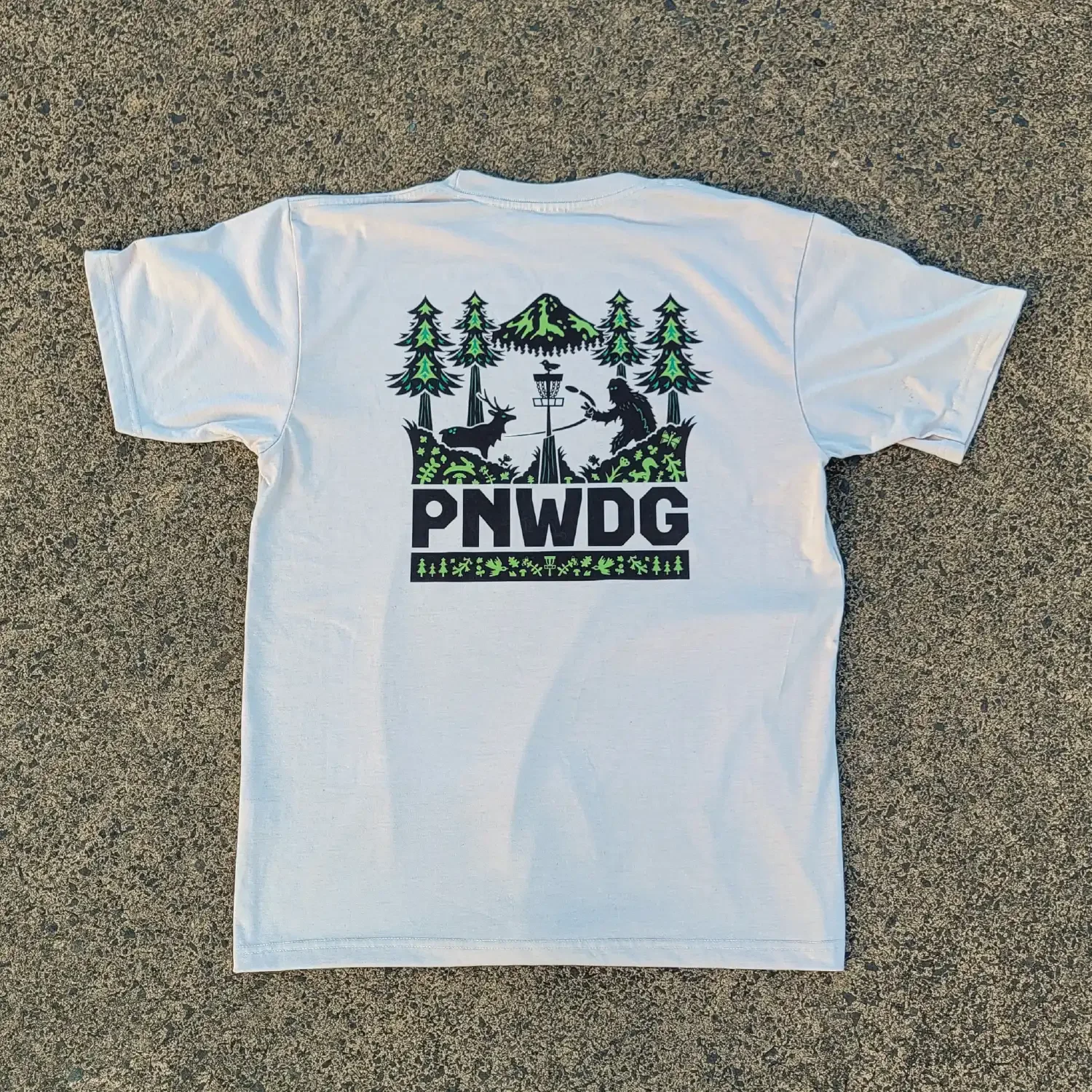 PNWDG Disc Golf Shirt - Sand - Daily Grind Disc Golf
