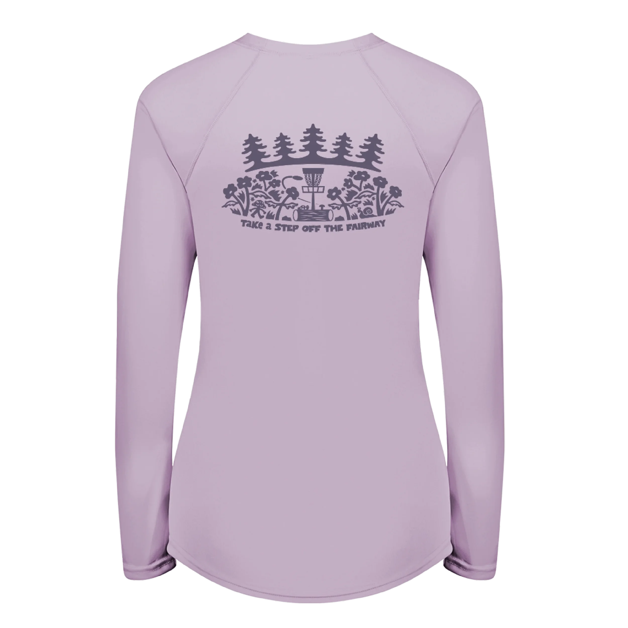 Mushroom - Women's Fit UPF 50 Long Sleeve Shirt - Daily Grind Disc Golf