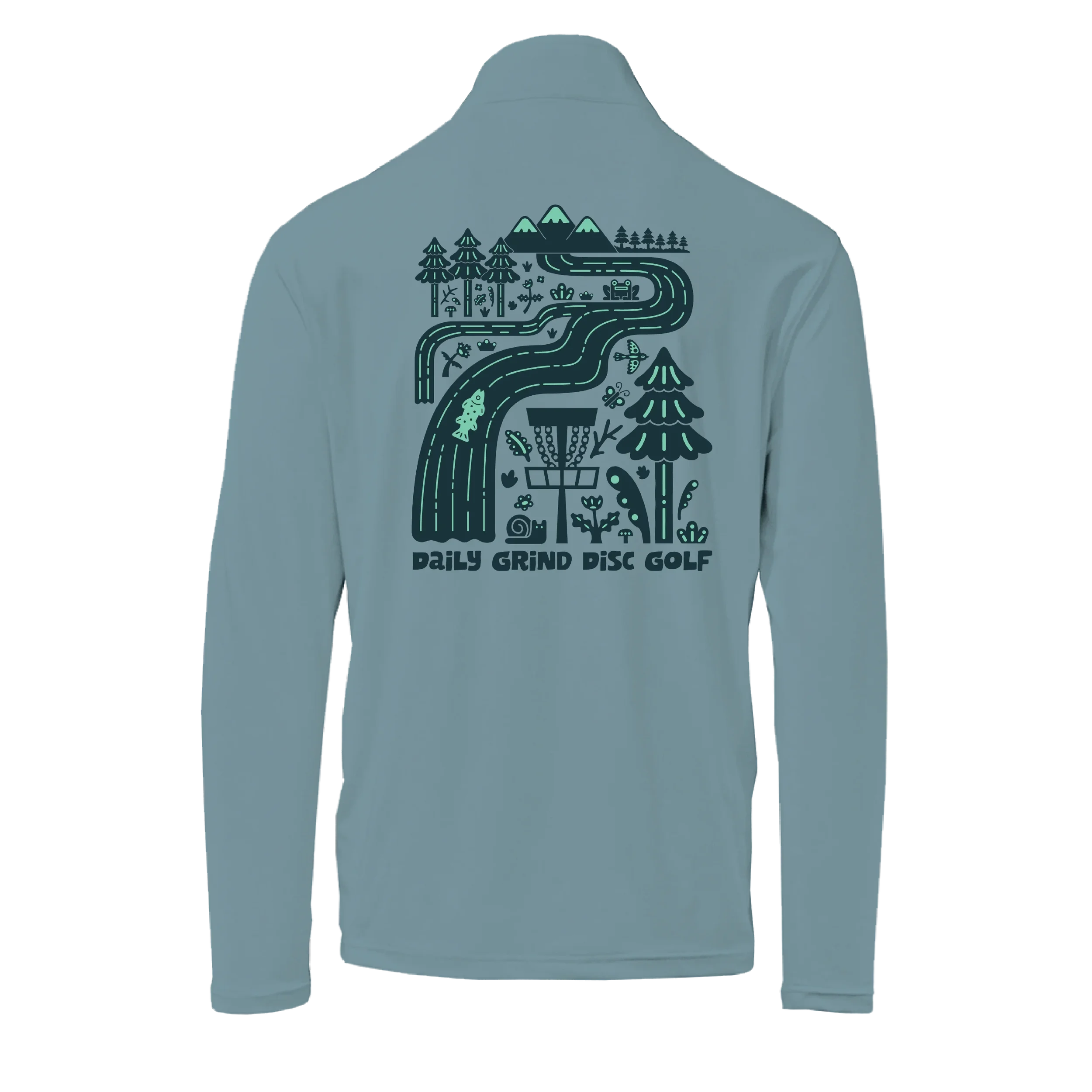 Outdoor Recreation UPF 50 Quarter Zip - Daily Grind Disc Golf