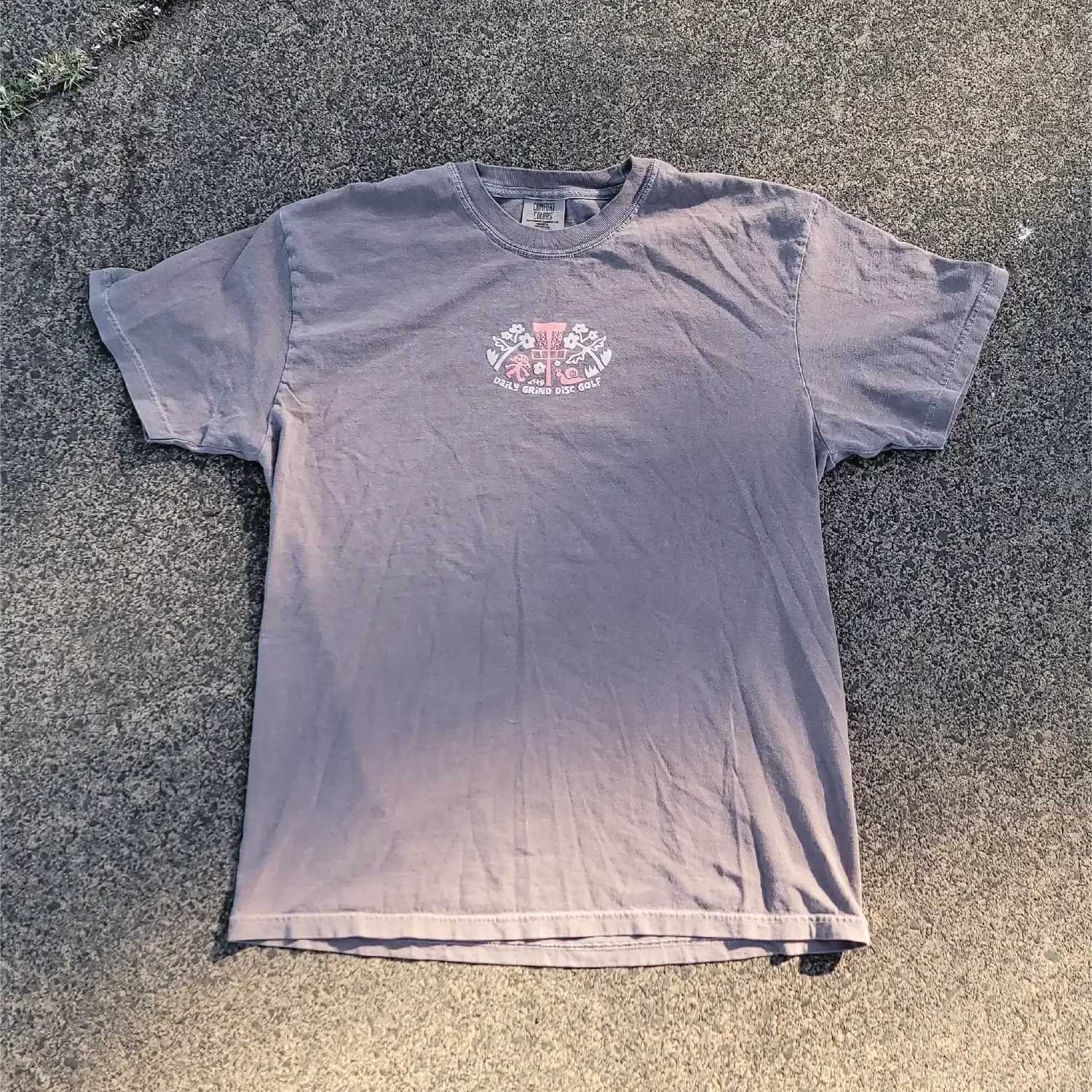 Mushroom Disc Golf Shirt - Espresso - Daily Grind Disc Golf