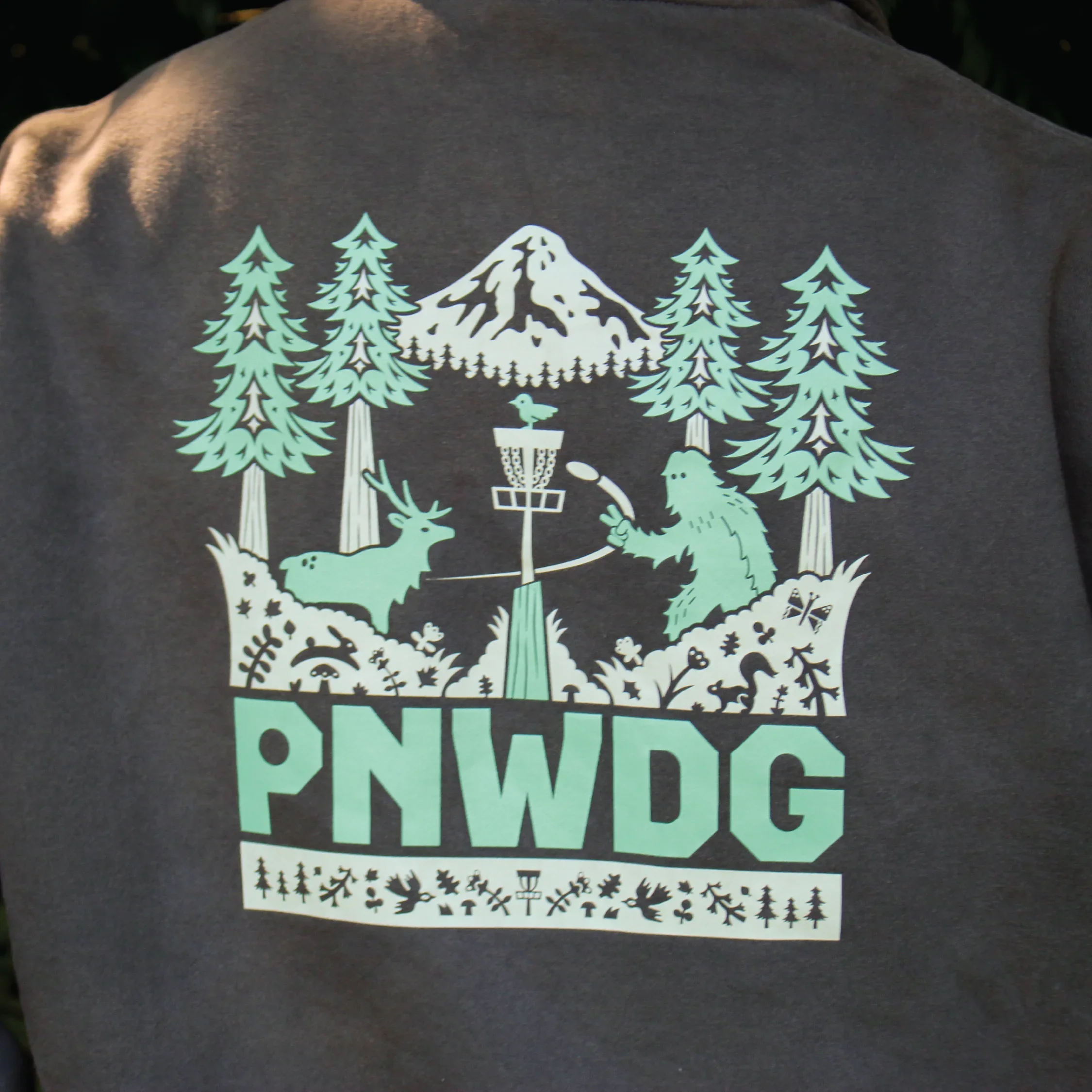 PNWDG - Disc Golf Quarter-Zip - Daily Grind Disc Golf