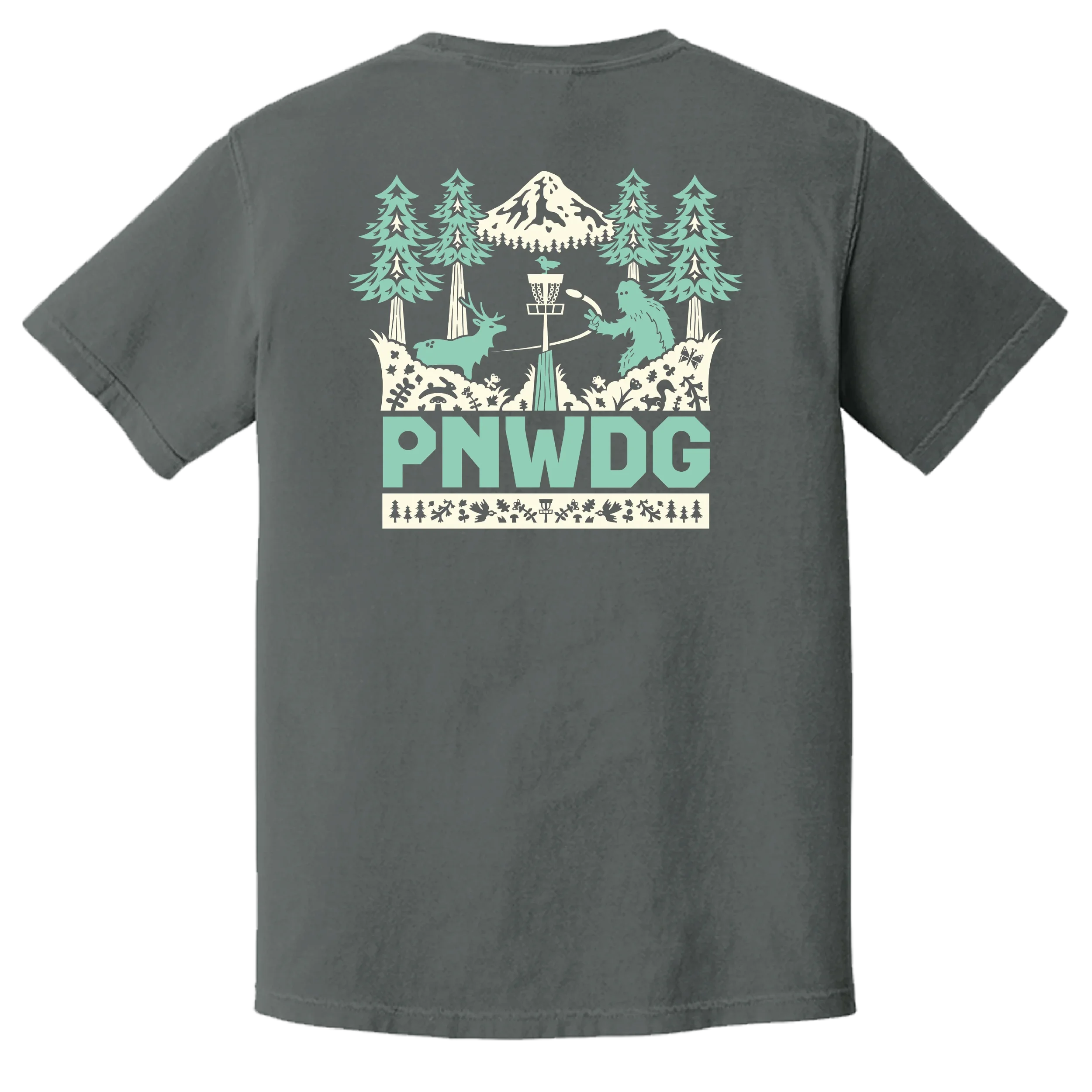 PNWDG Disc Golf Shirt - Pepper - Daily Grind Disc Golf