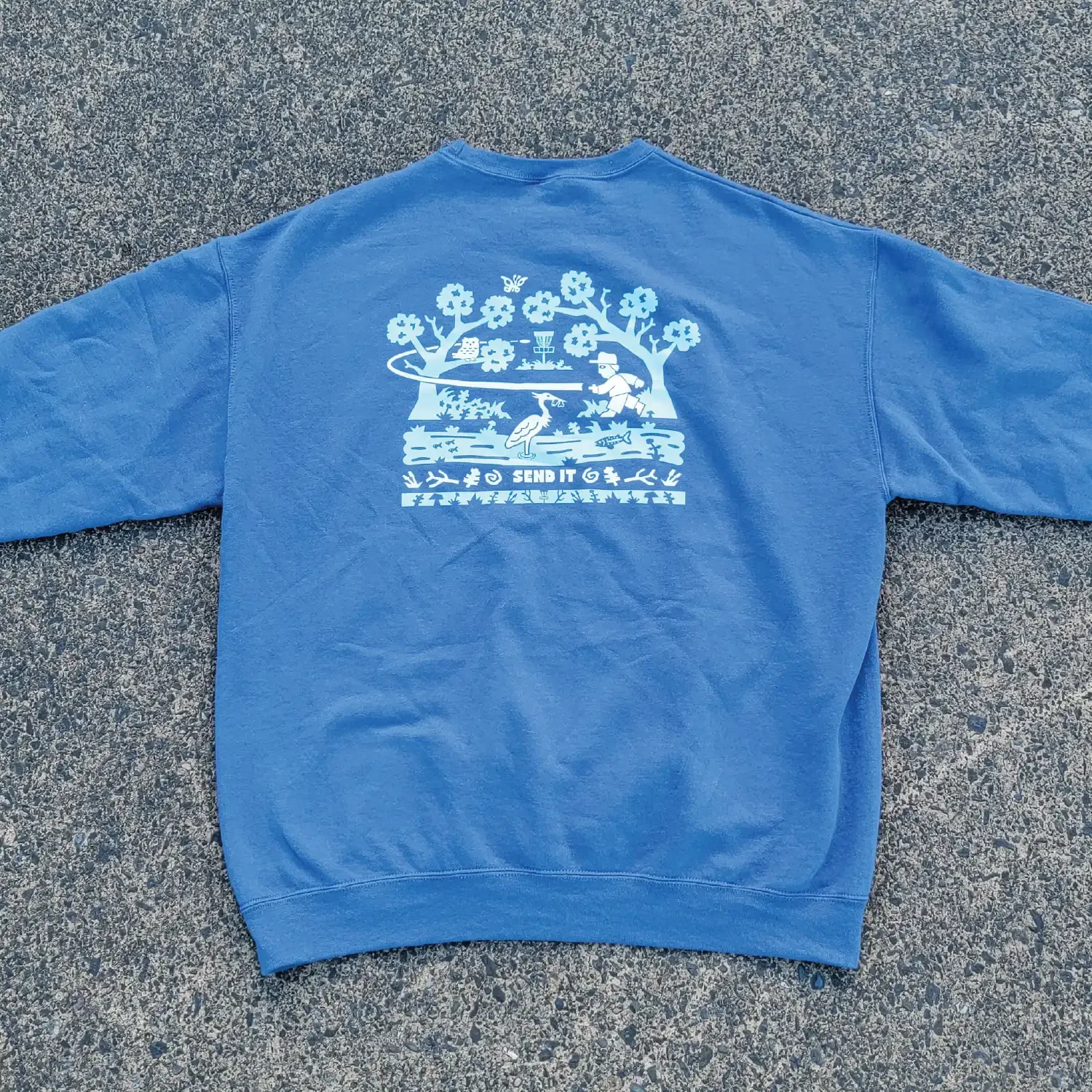 Send It Sweatshirt - Daily Grind Disc Golf