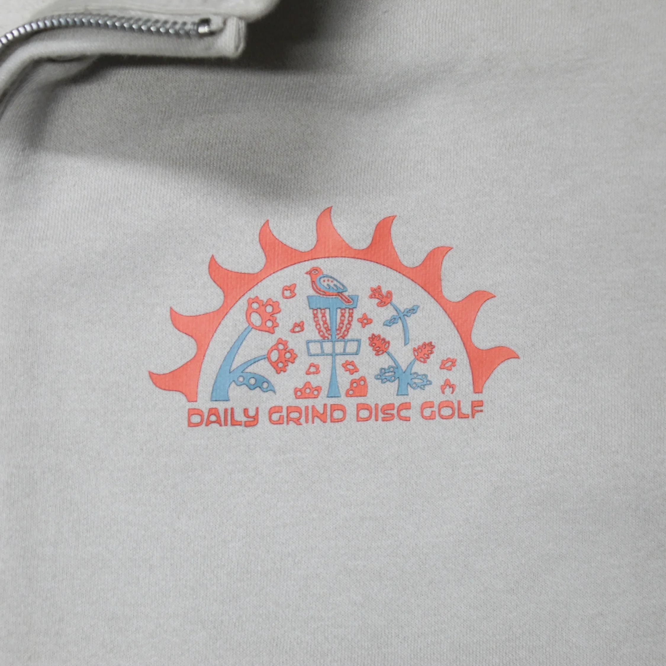 Sunburst - Disc Golf Quarter-Zip - Daily Grind Disc Golf