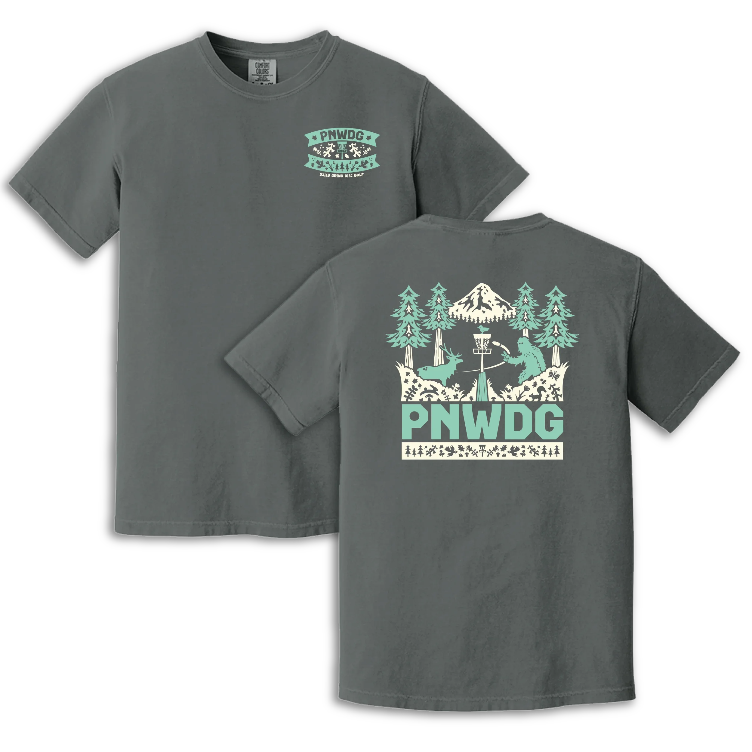 PNWDG Disc Golf Shirt - Pepper - Daily Grind Disc Golf
