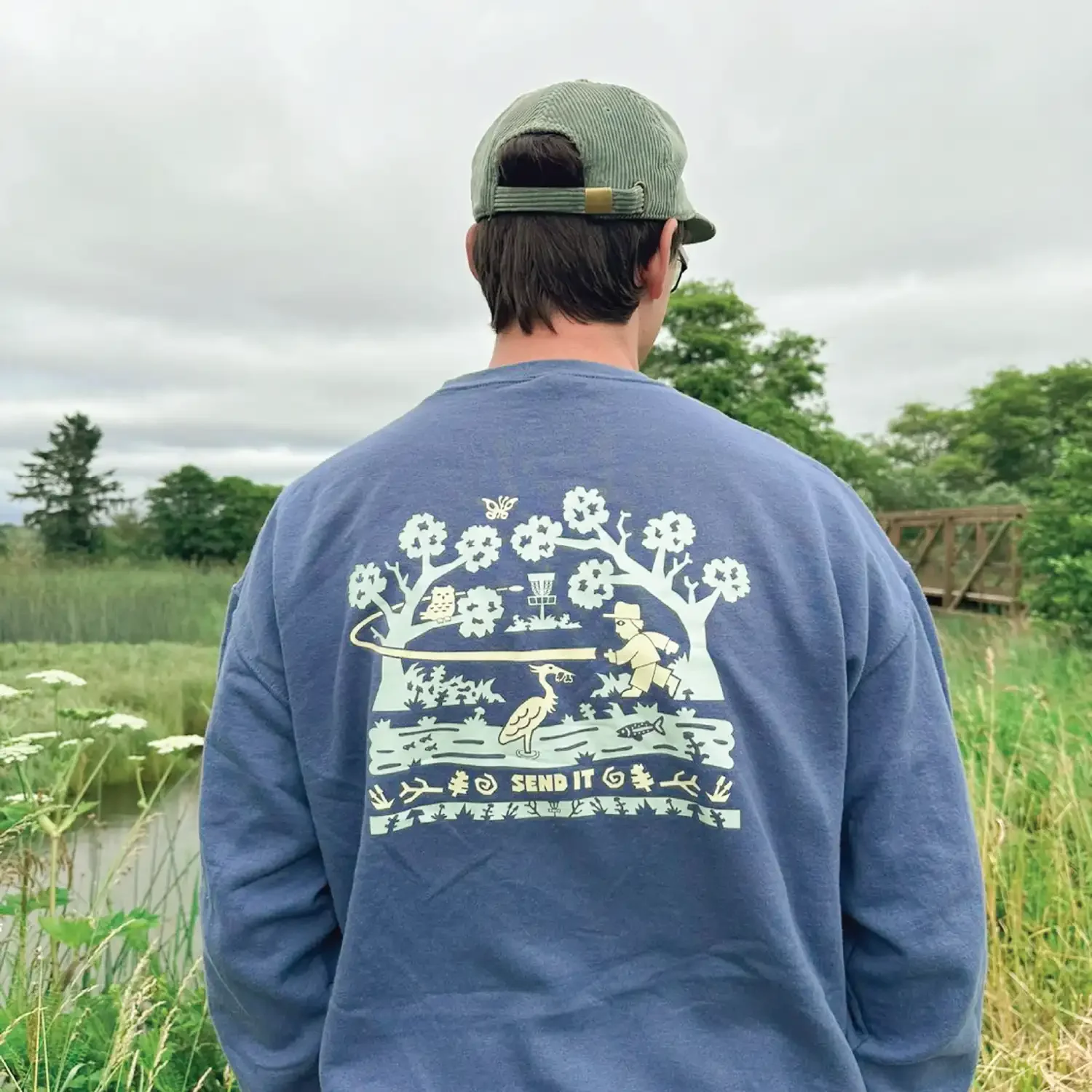Send It Sweatshirt - Daily Grind Disc Golf
