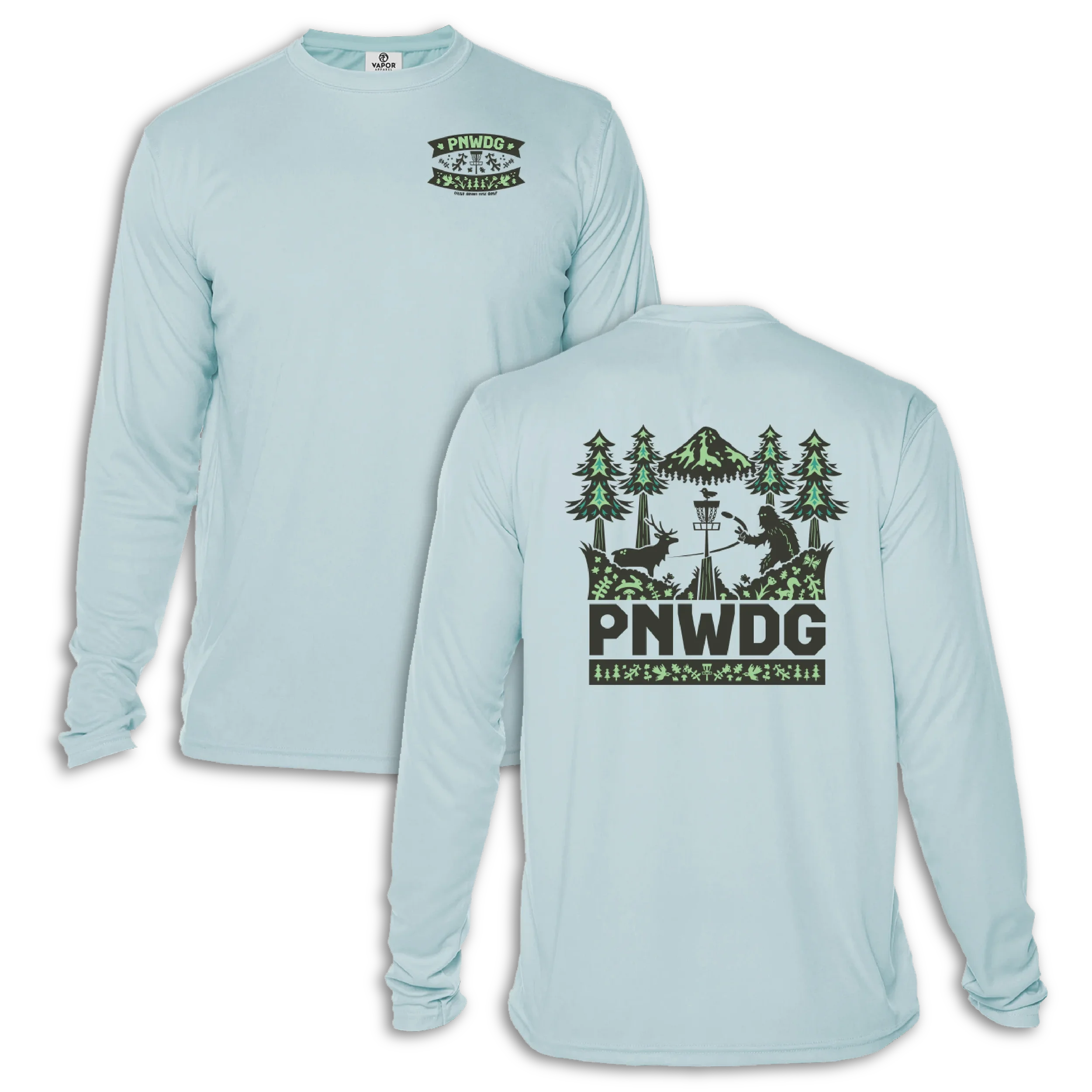 PNWDG Midweight UPF 50 Long Sleeve Shirt - Daily Grind Disc Golf